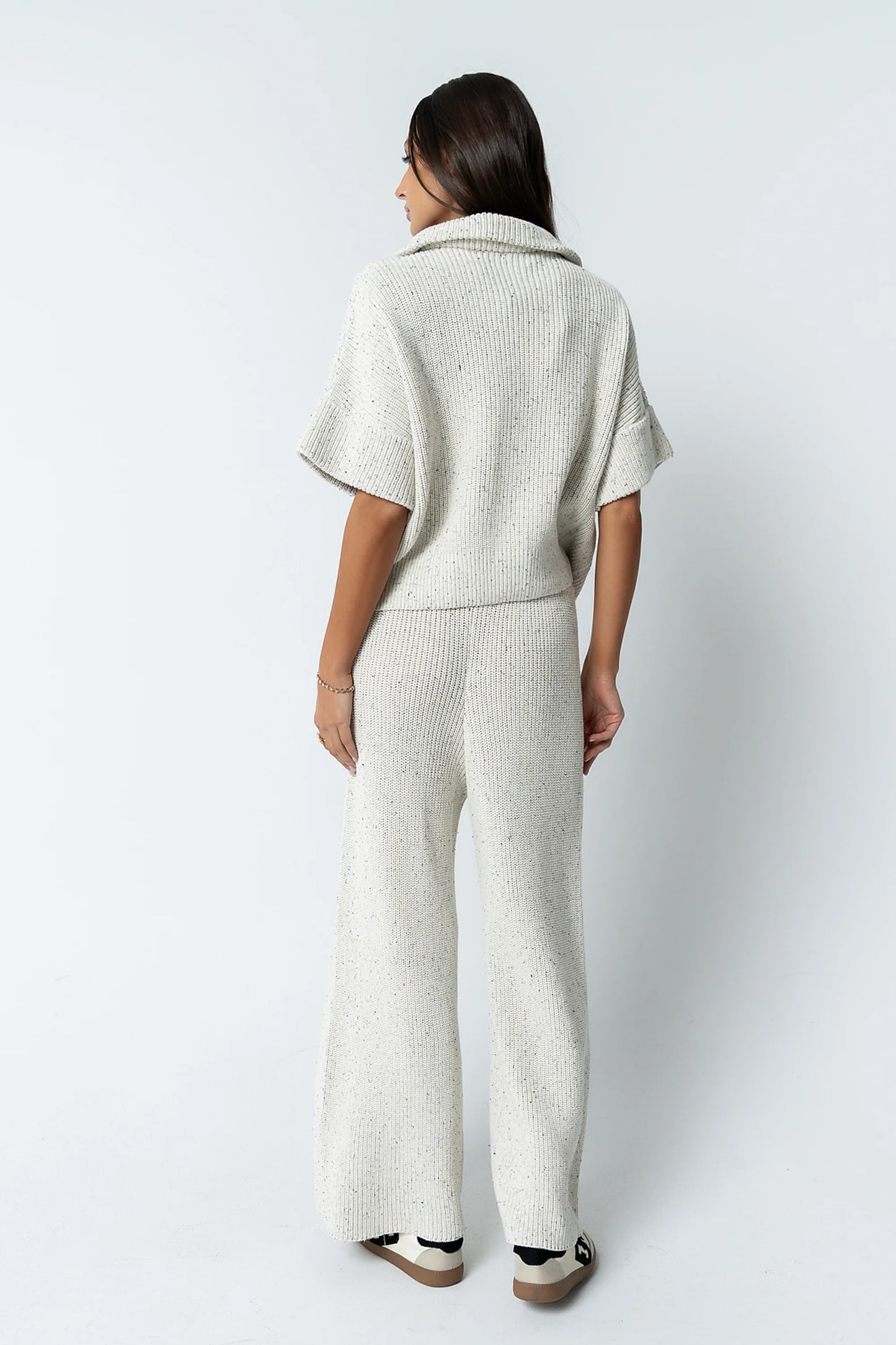 Jensen Speckled Wide Leg Pants