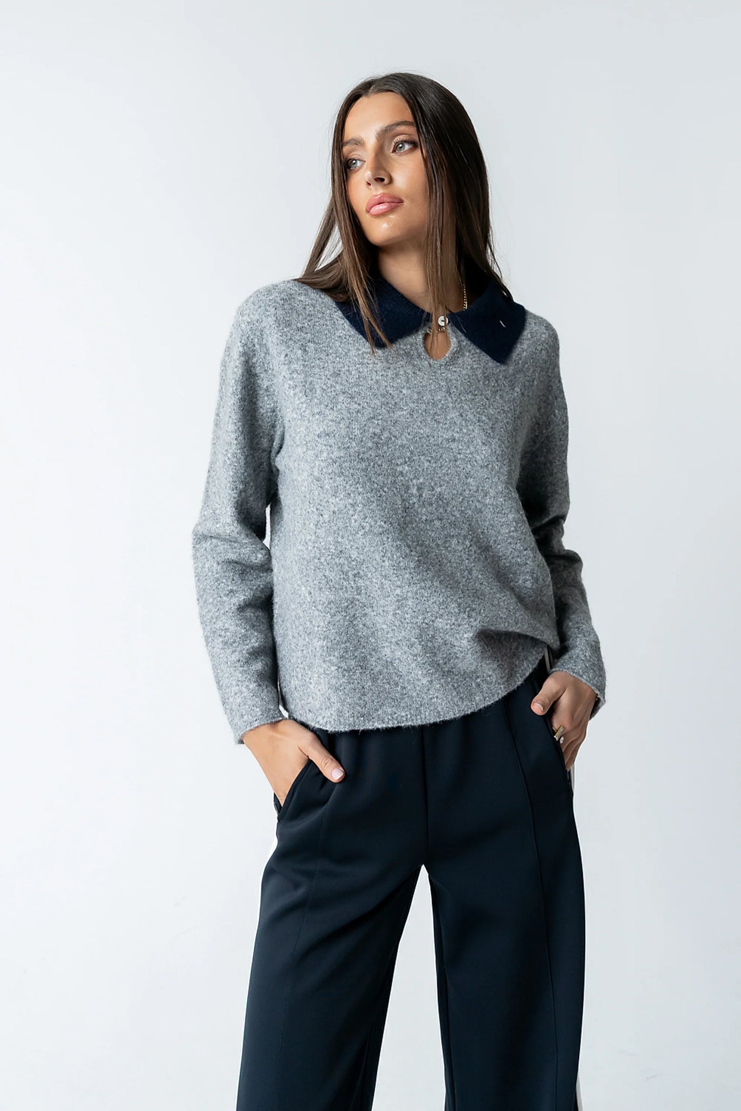 Britt Contrast Sweater