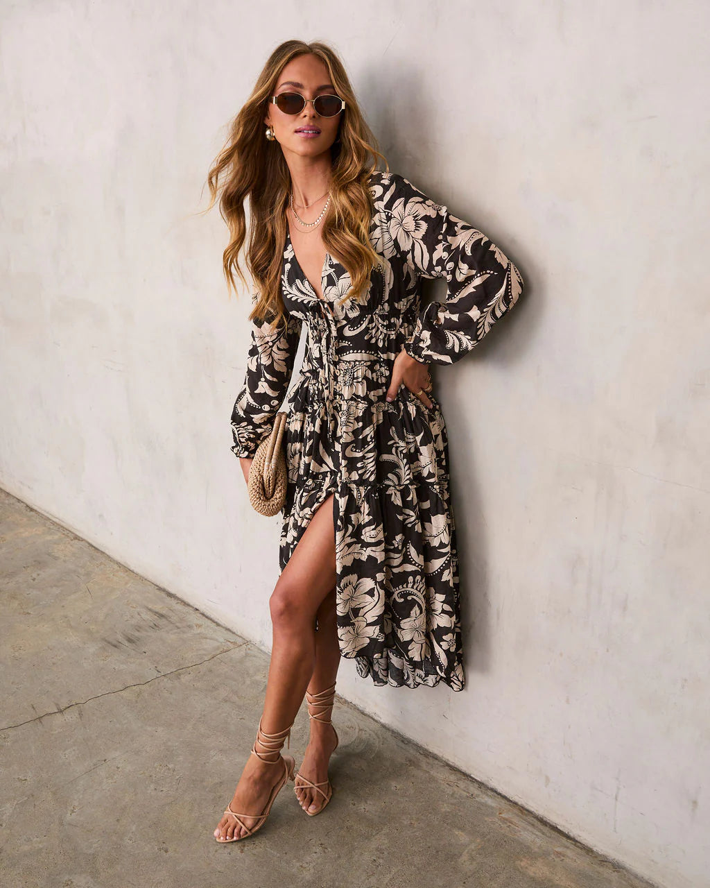 Cecelia High Low Midi Dress