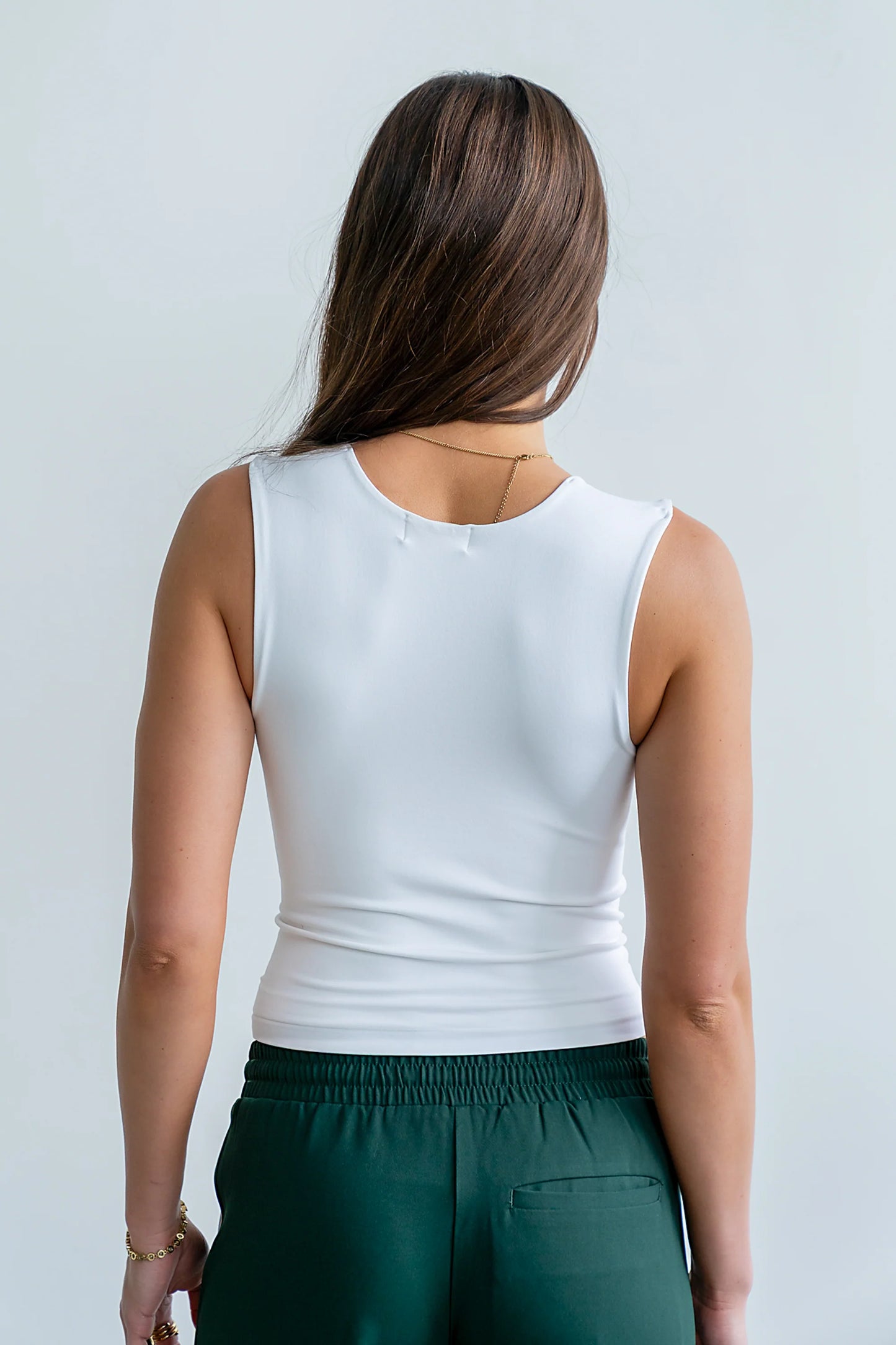 Millie Tank Top in White