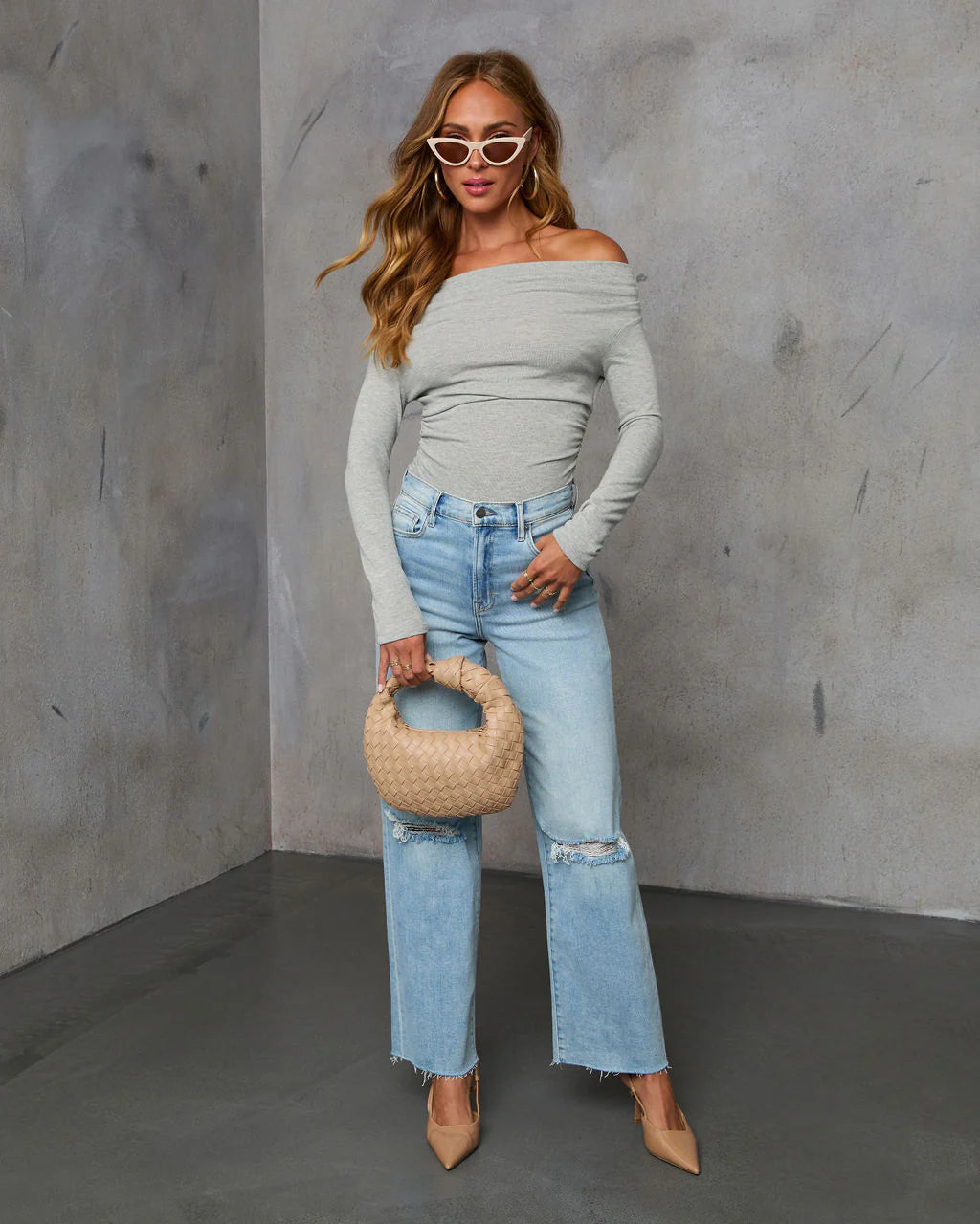 Needed Me Ruched Off The Shoulder Top
