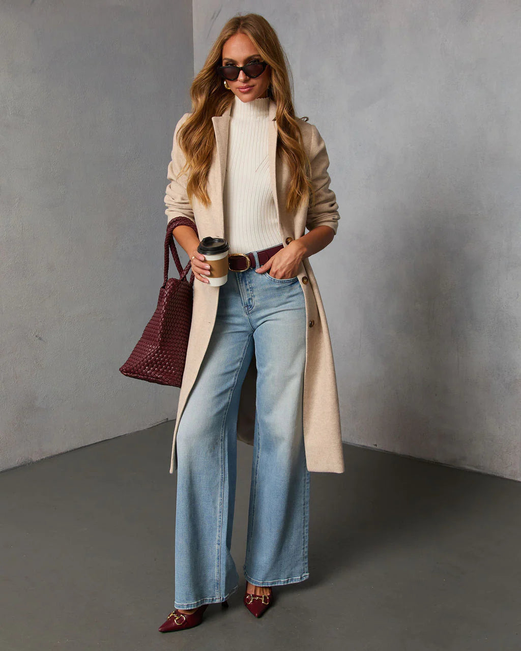 Breezy City Fall Pocketed Coat