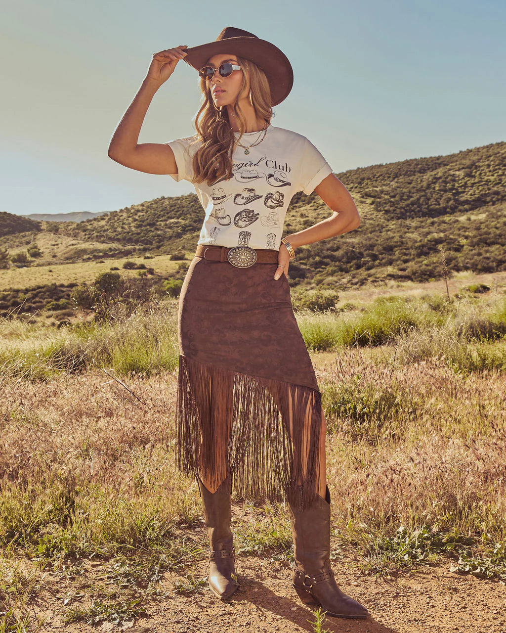 Echo Canyon Vegan Leather Western Buckle Boots
