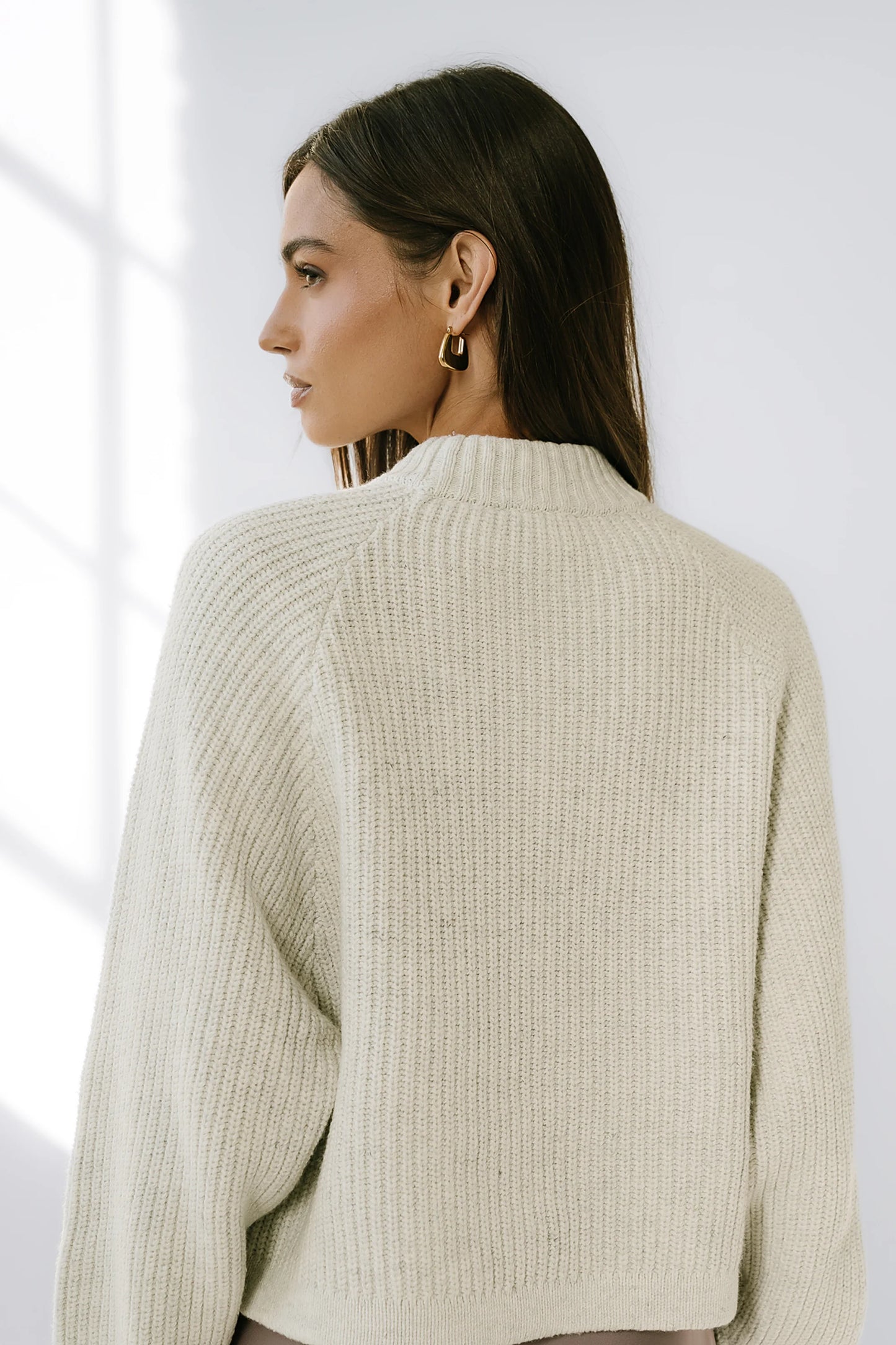 Shayla Knit Sweater in Ivory