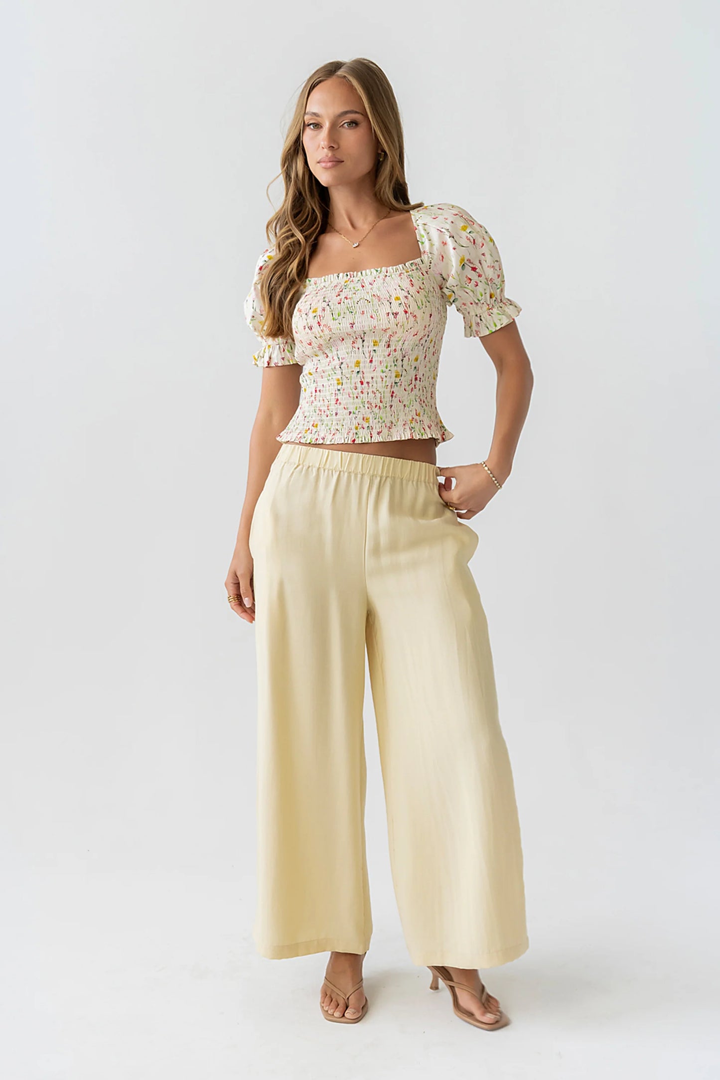 Gia Smocked Blouse