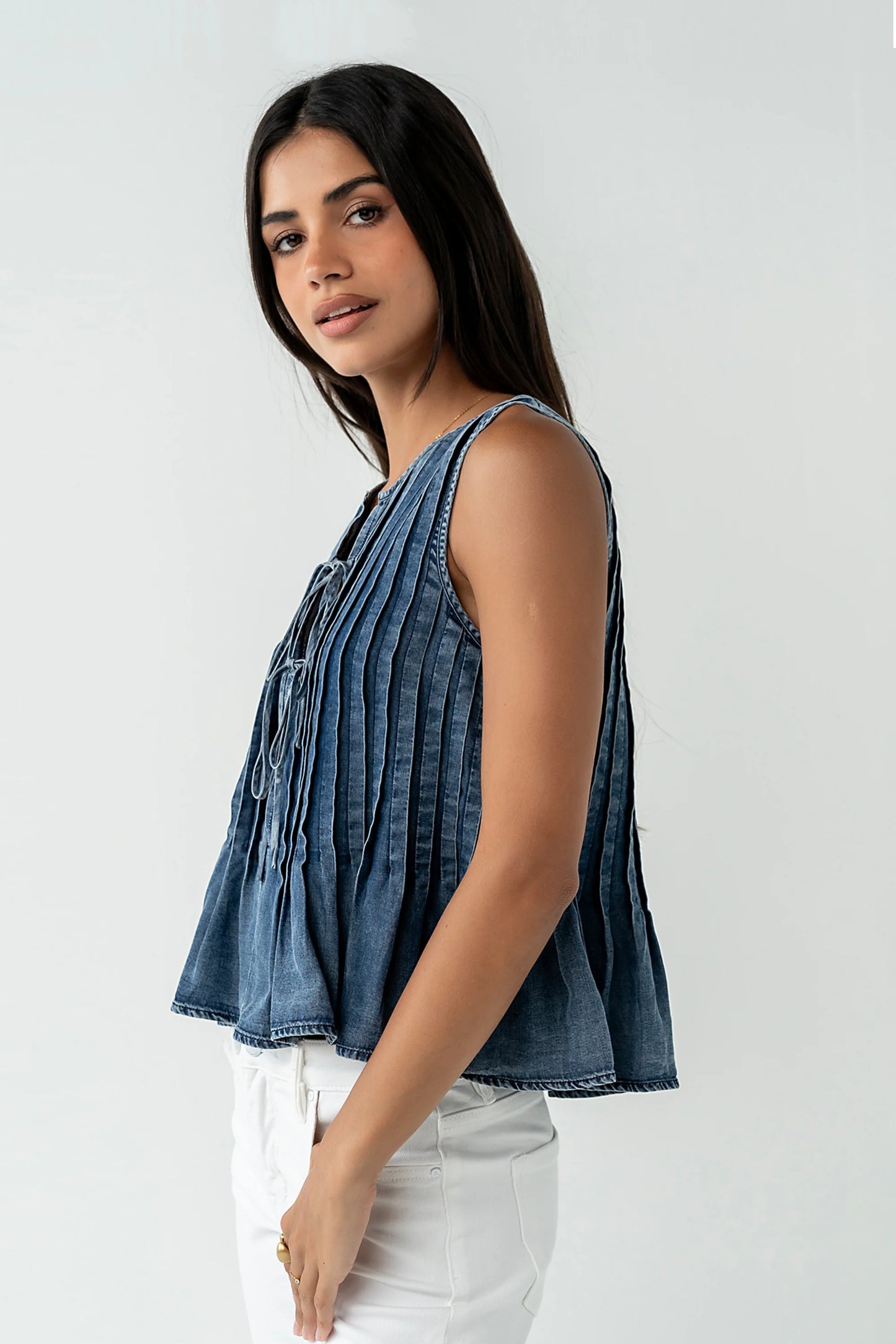 Caiden Pleated Top