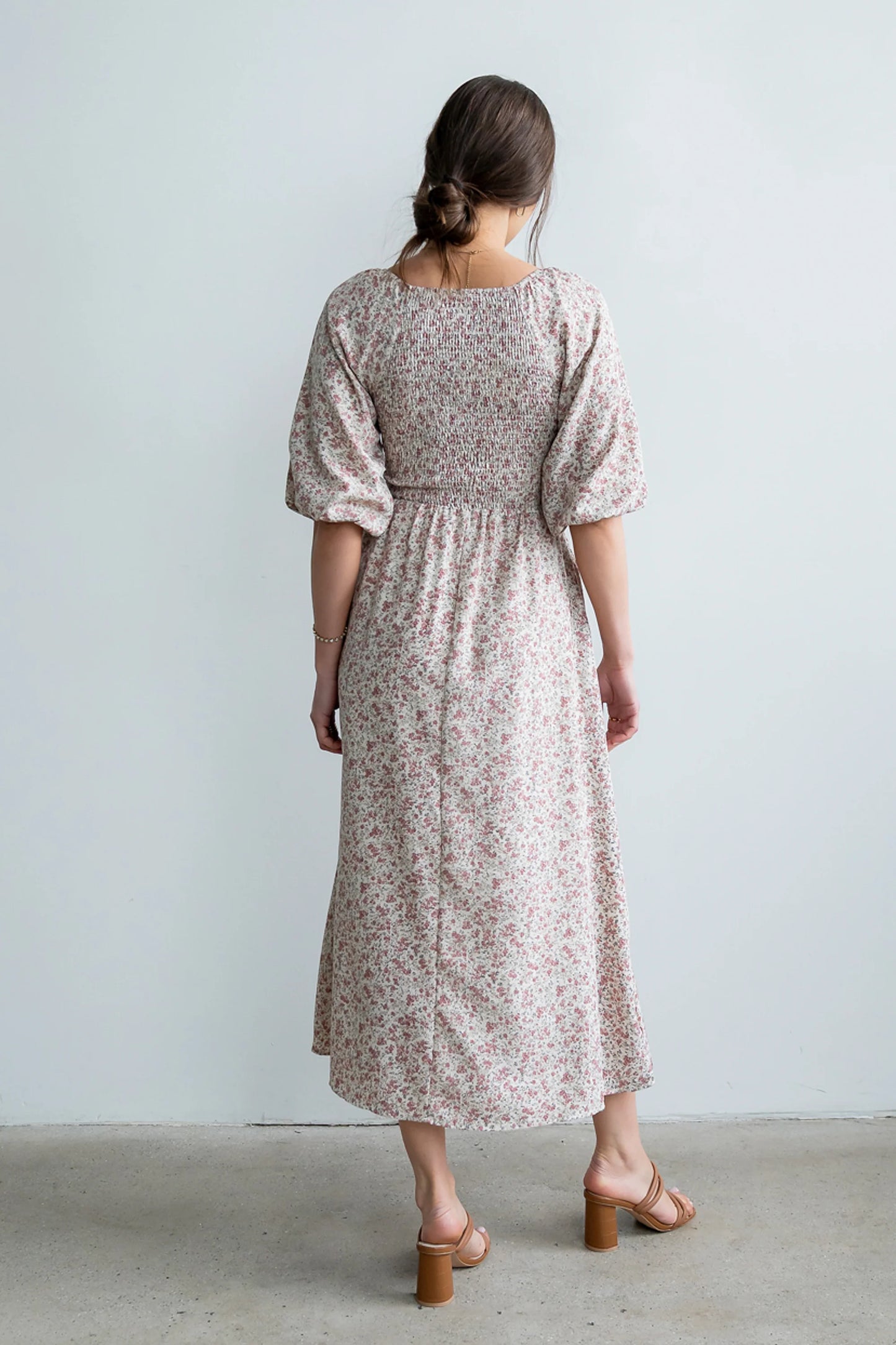 Darcey Smocked Maxi Dress