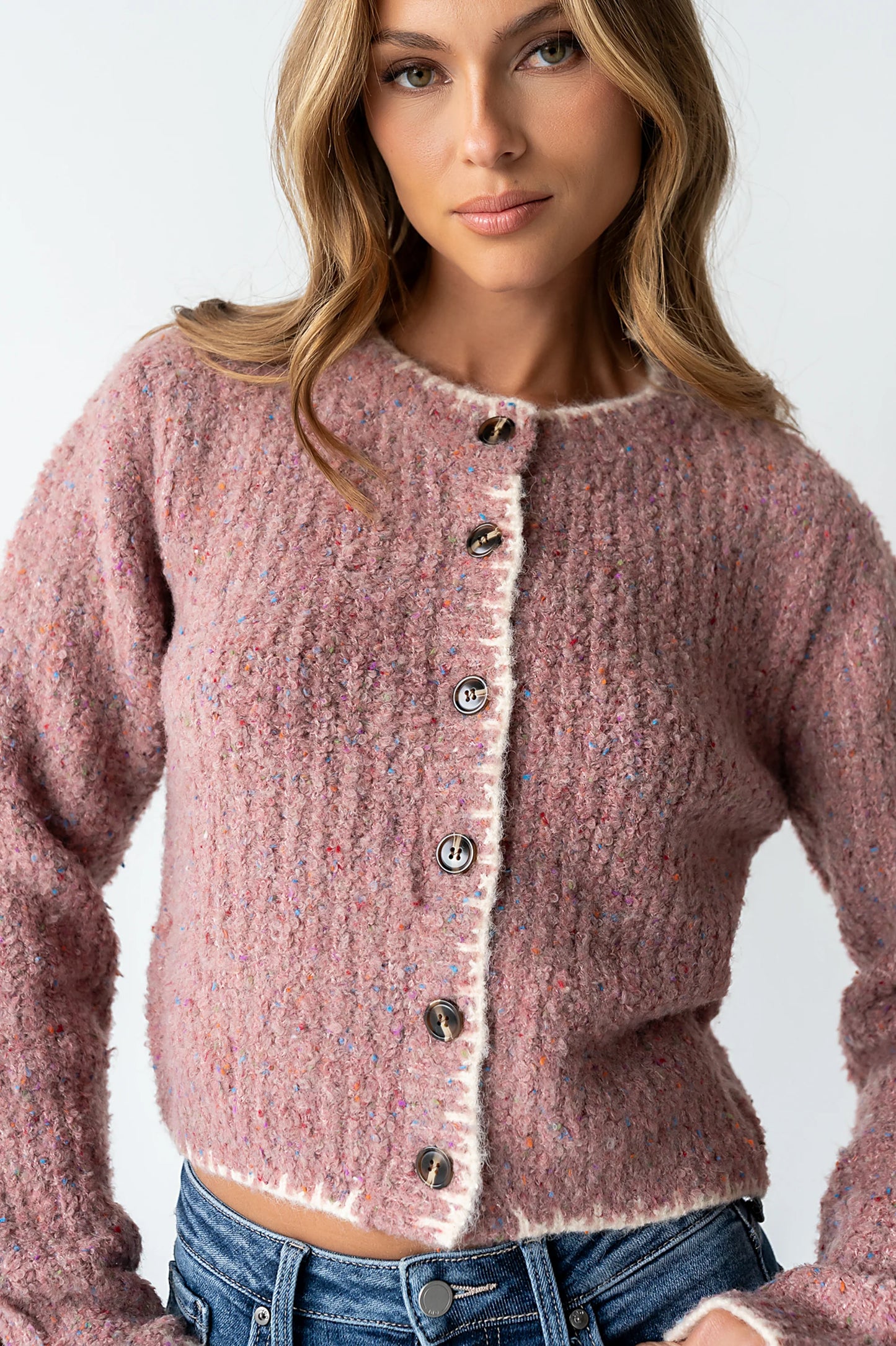 Quincy Speckled Cardigan