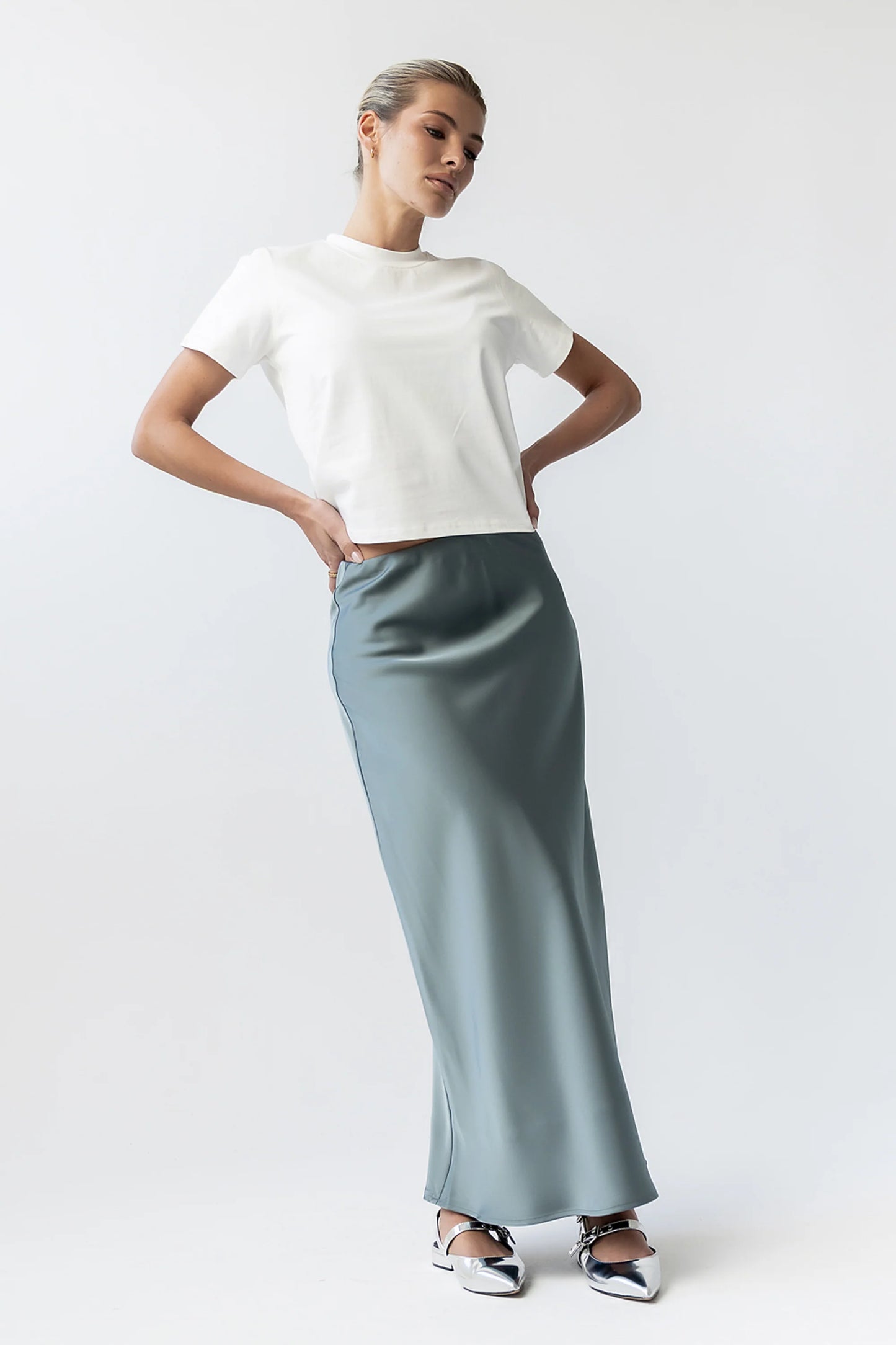 Judy Tee in White