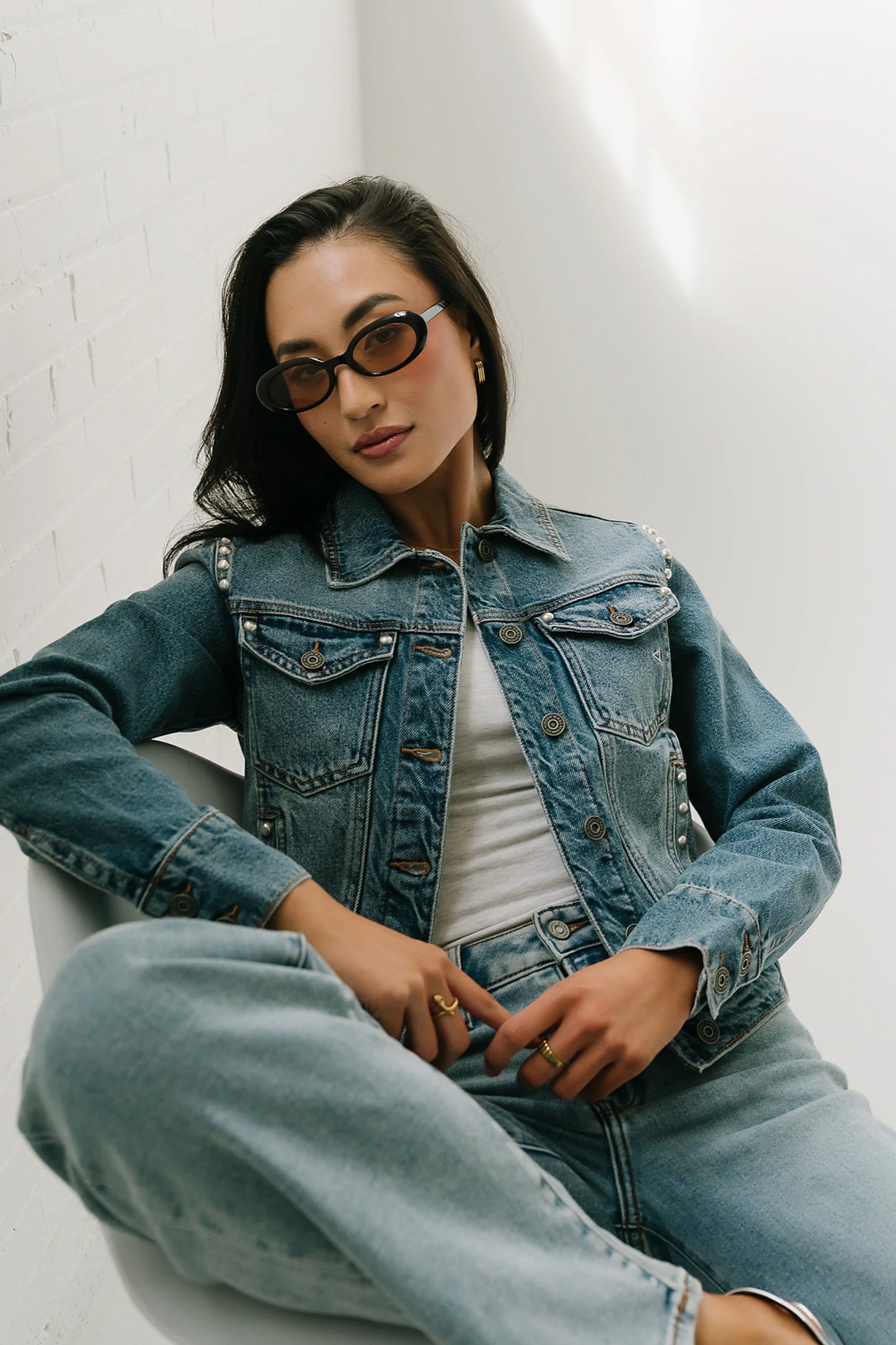Majorca Studded Denim Jacket