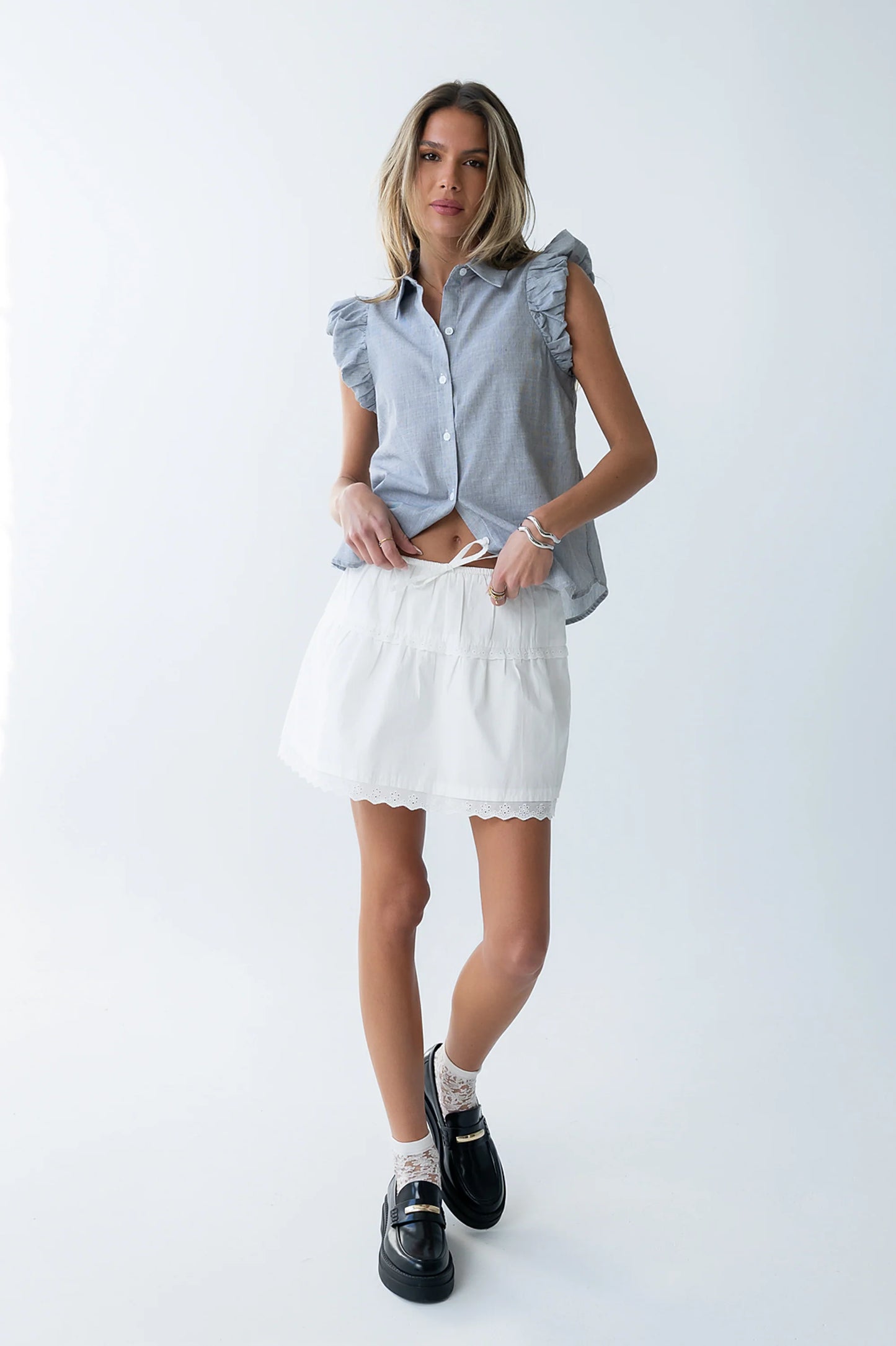 Bernie Striped Button Up