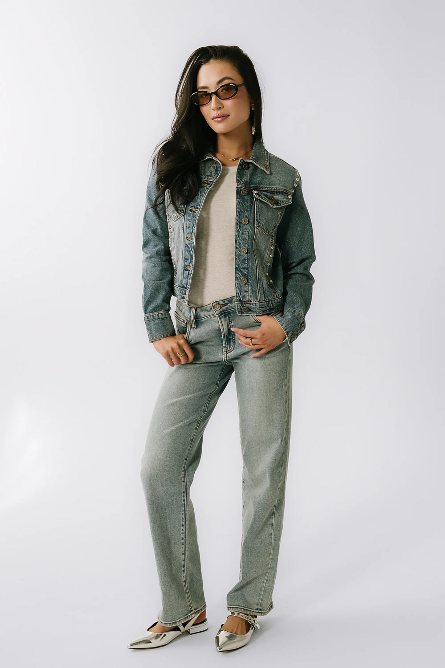 Majorca Studded Denim Jacket