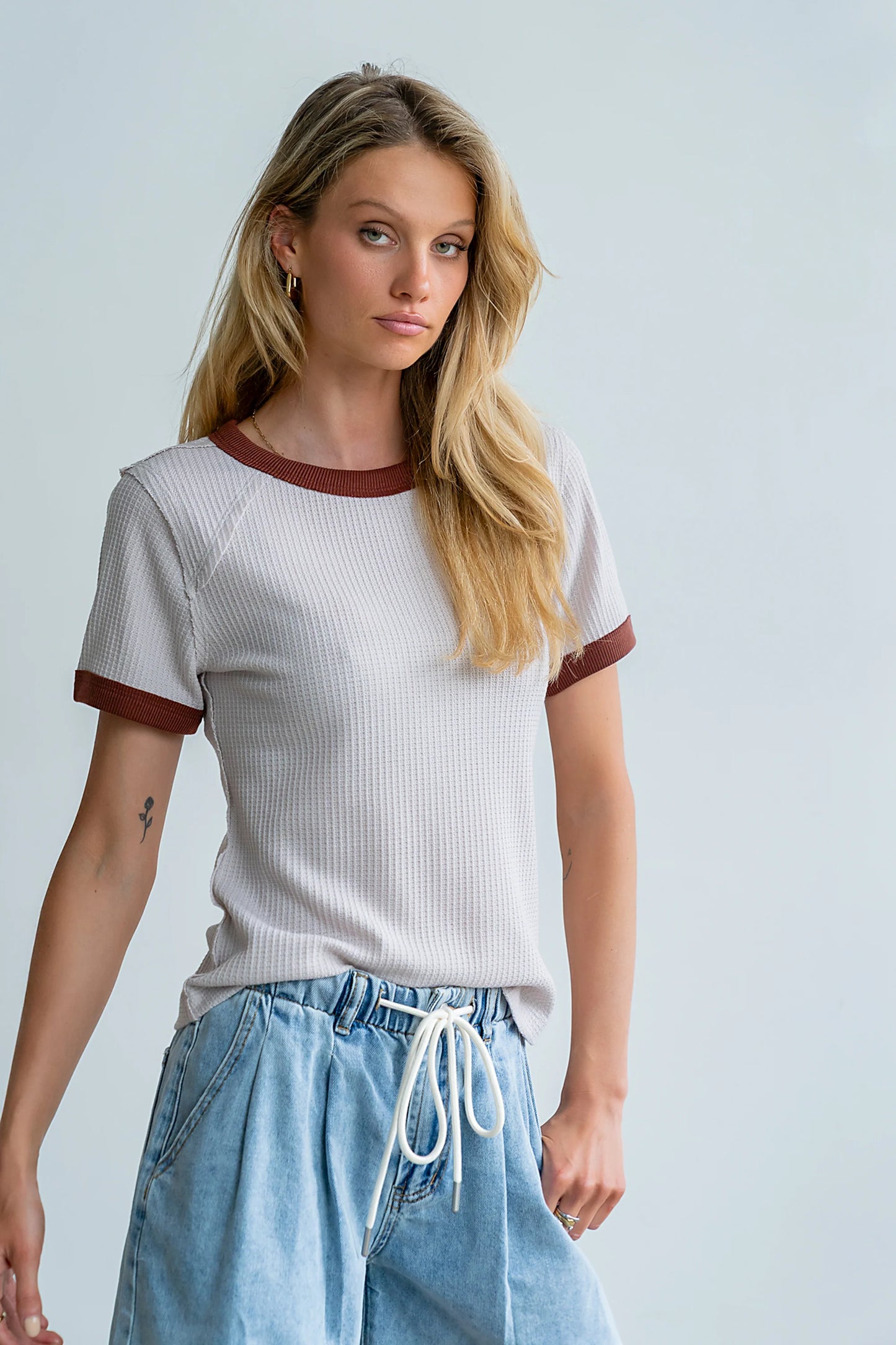 Franky Waffle Knit Top