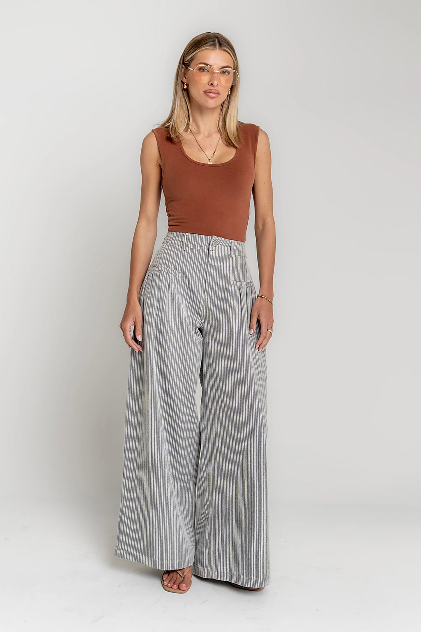 Anna Tank Top in Rust