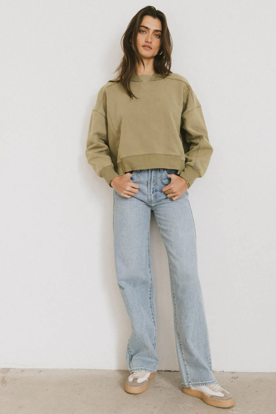 Aarti Sweatshirt in Olive