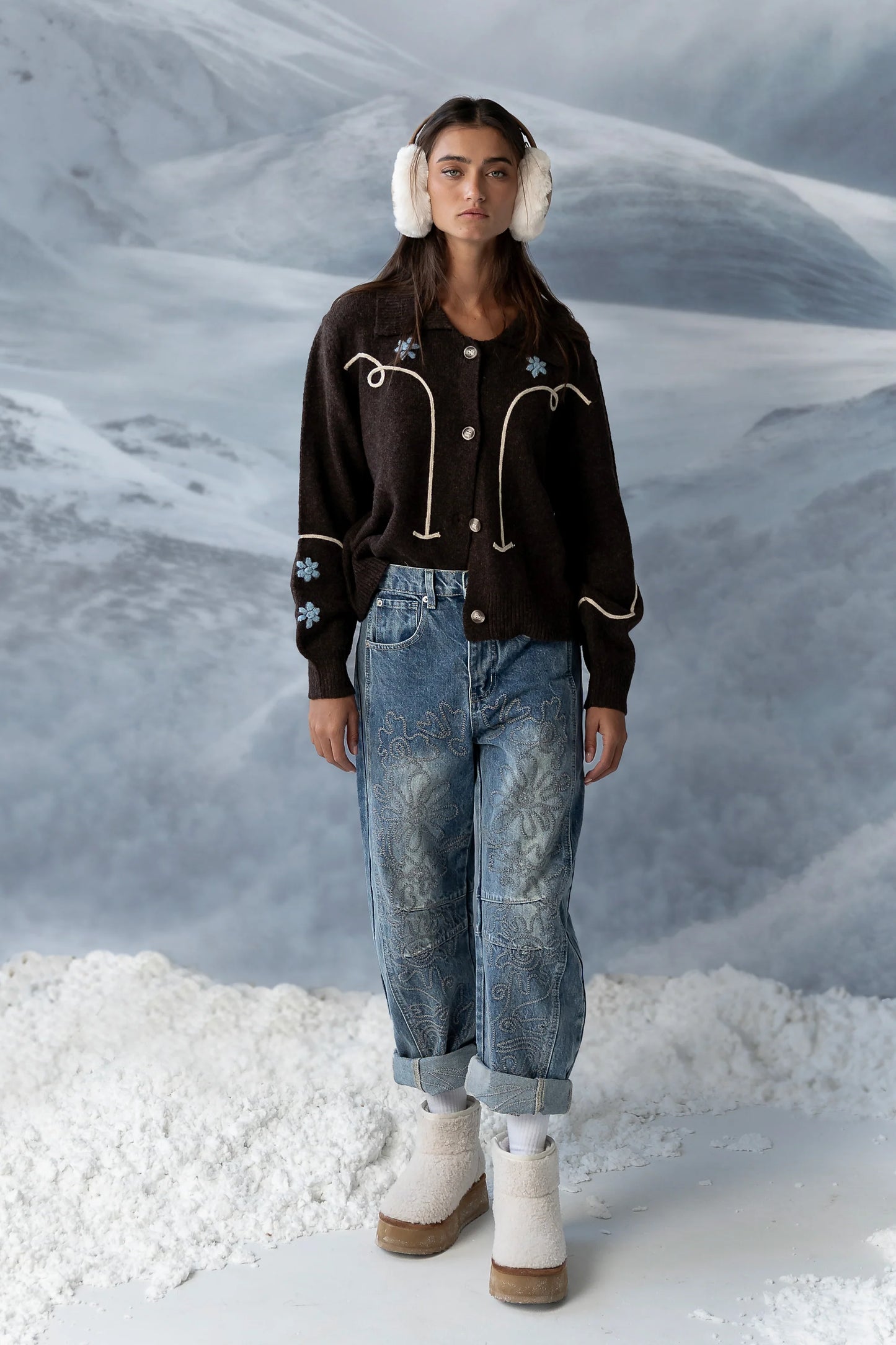 Ramero Embroidered Cardigan