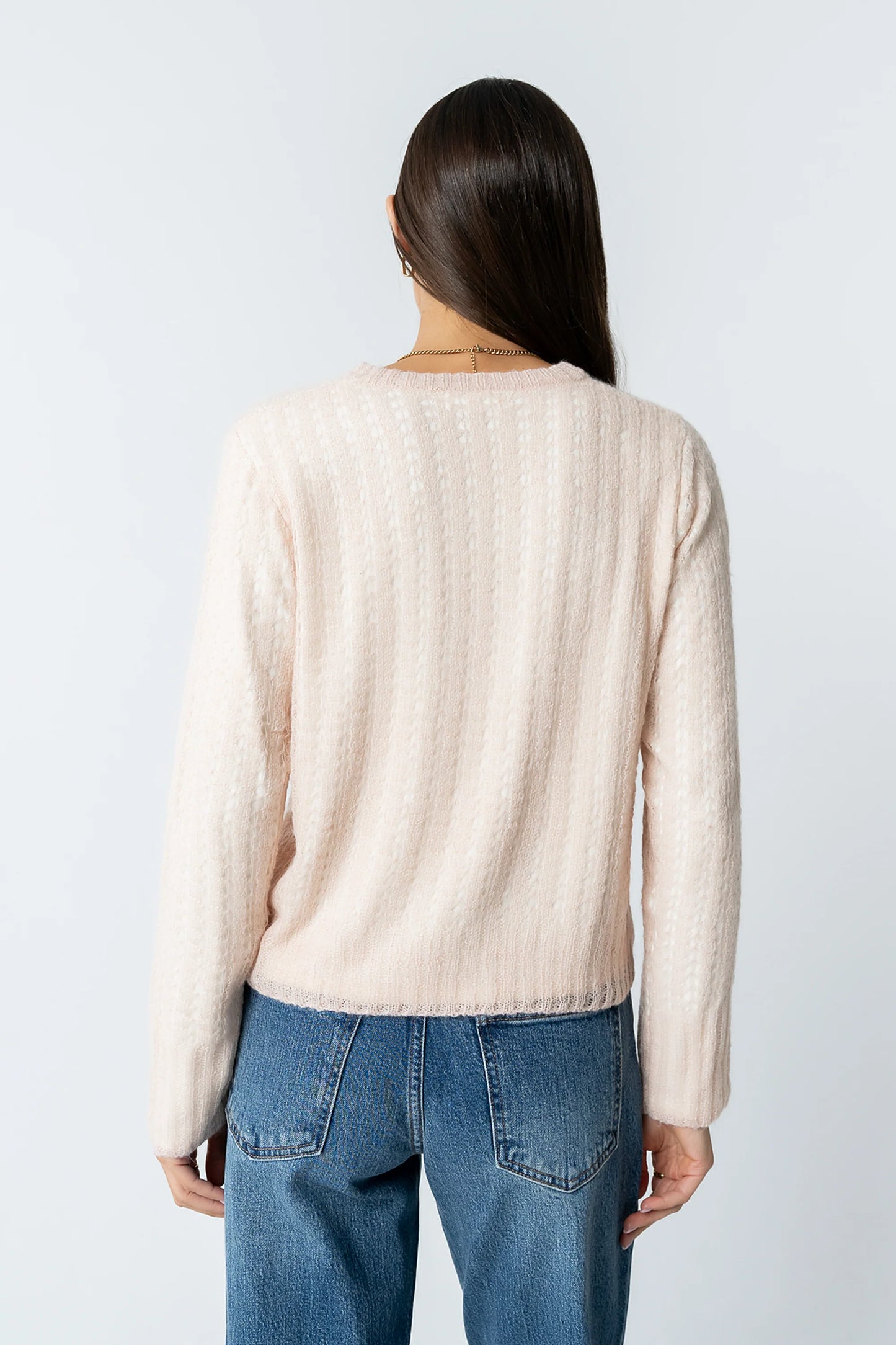 Leo Layered Sweater in Pink