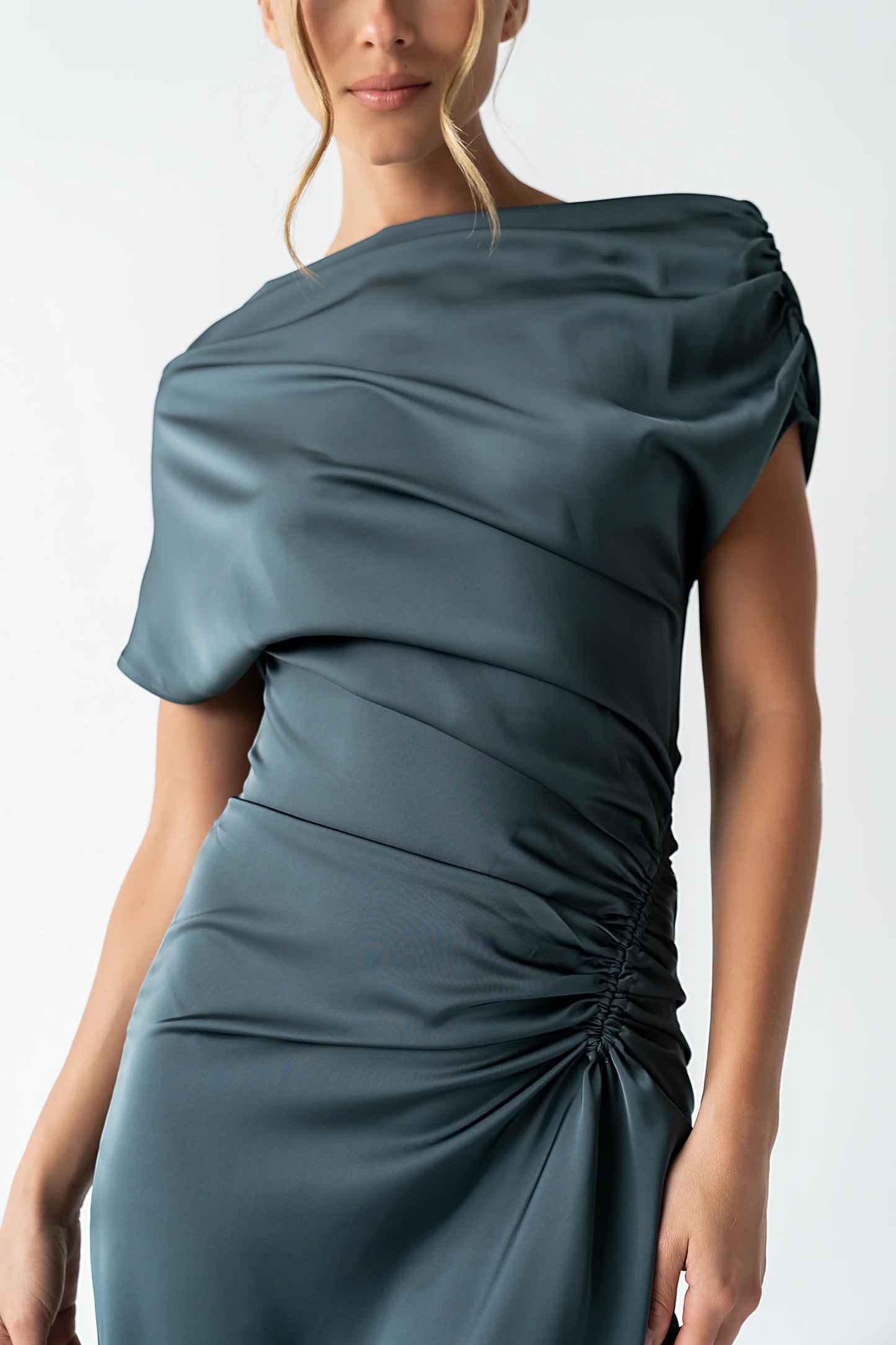 Gigi Ruched Maxi Dress