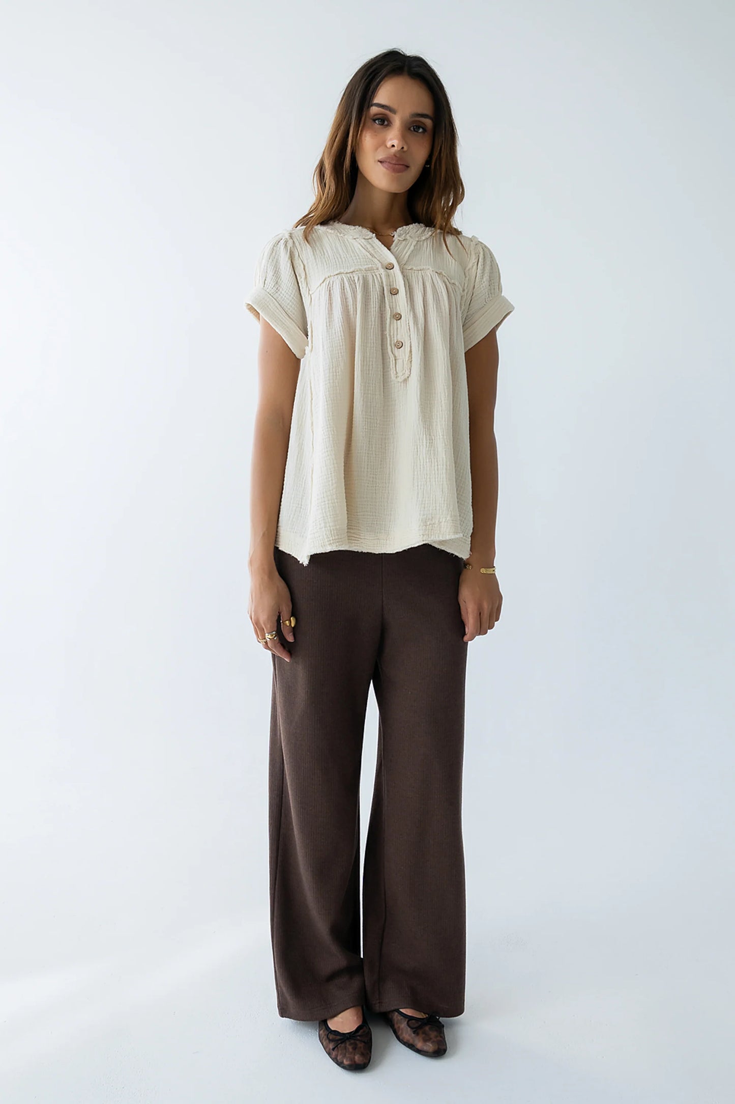 Giana Henley Blouse