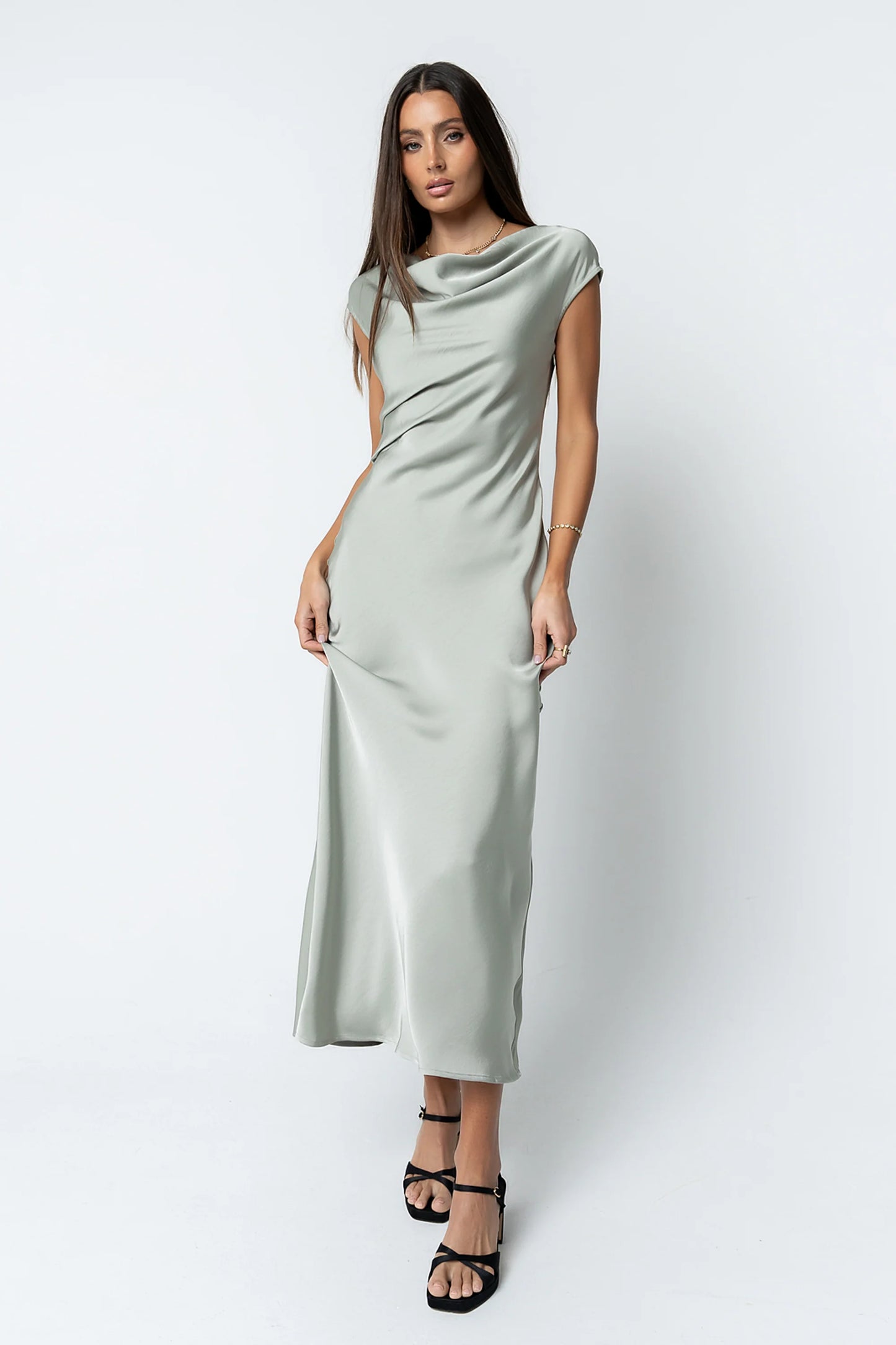 Korri Satin Maxi Dress