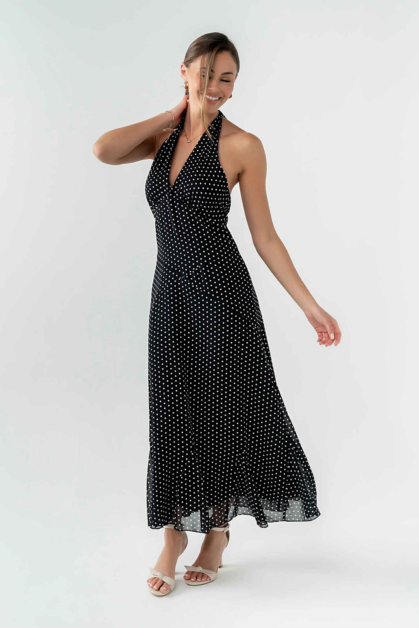 Andie Polka Dot Maxi Dress