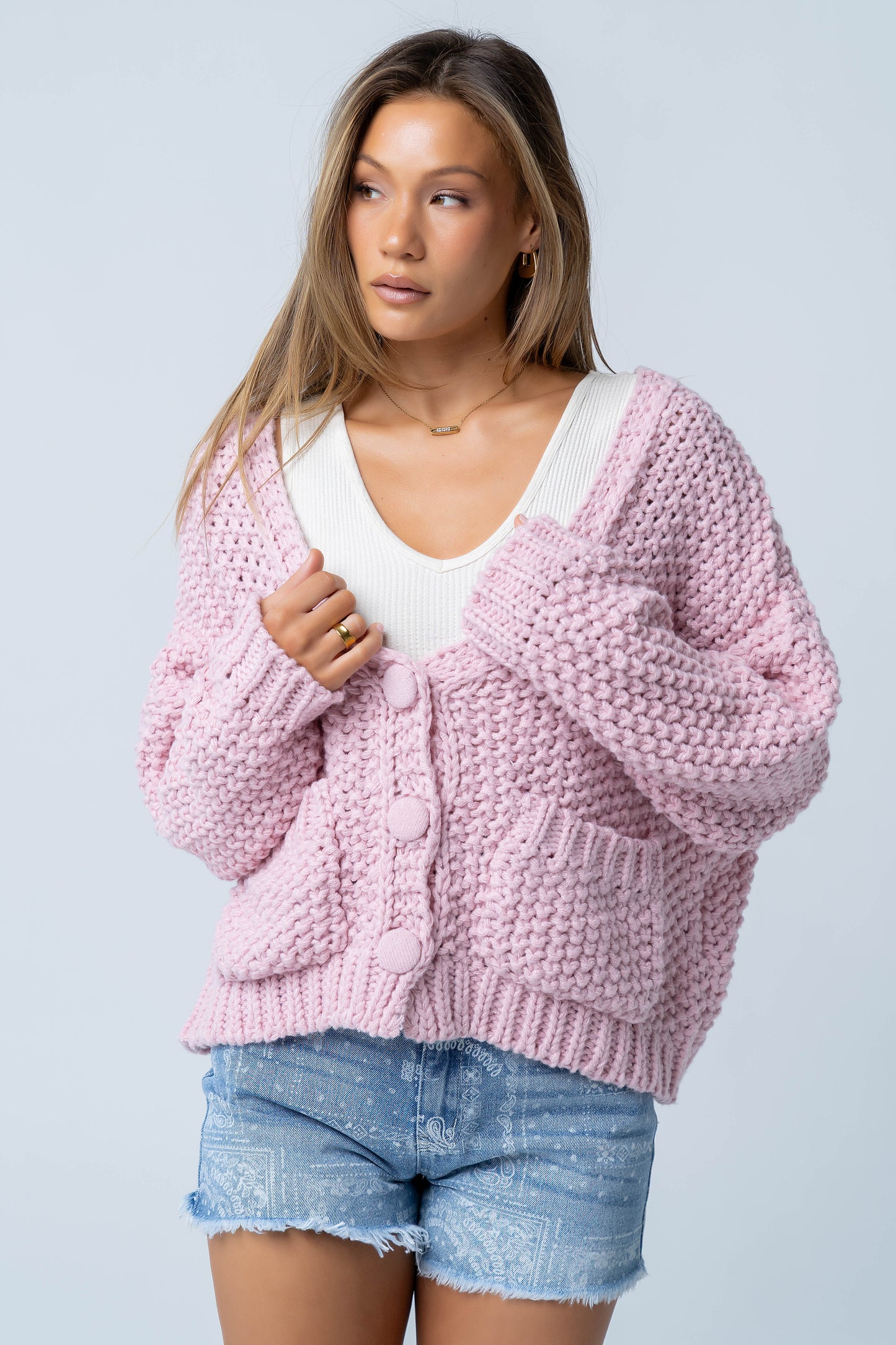 Rita Oversized Knit Cardigan
