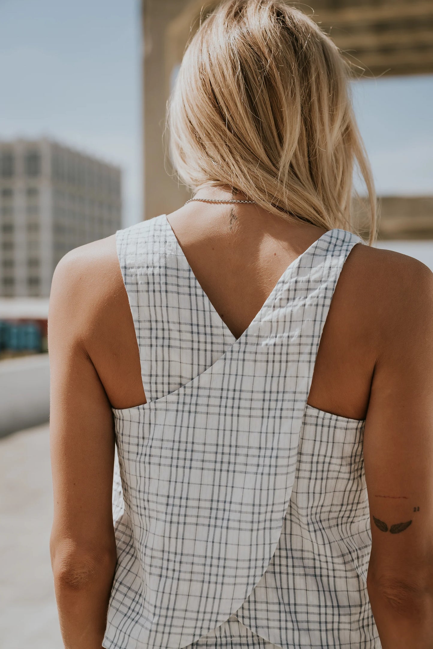 Viola Plaid Tank Top
