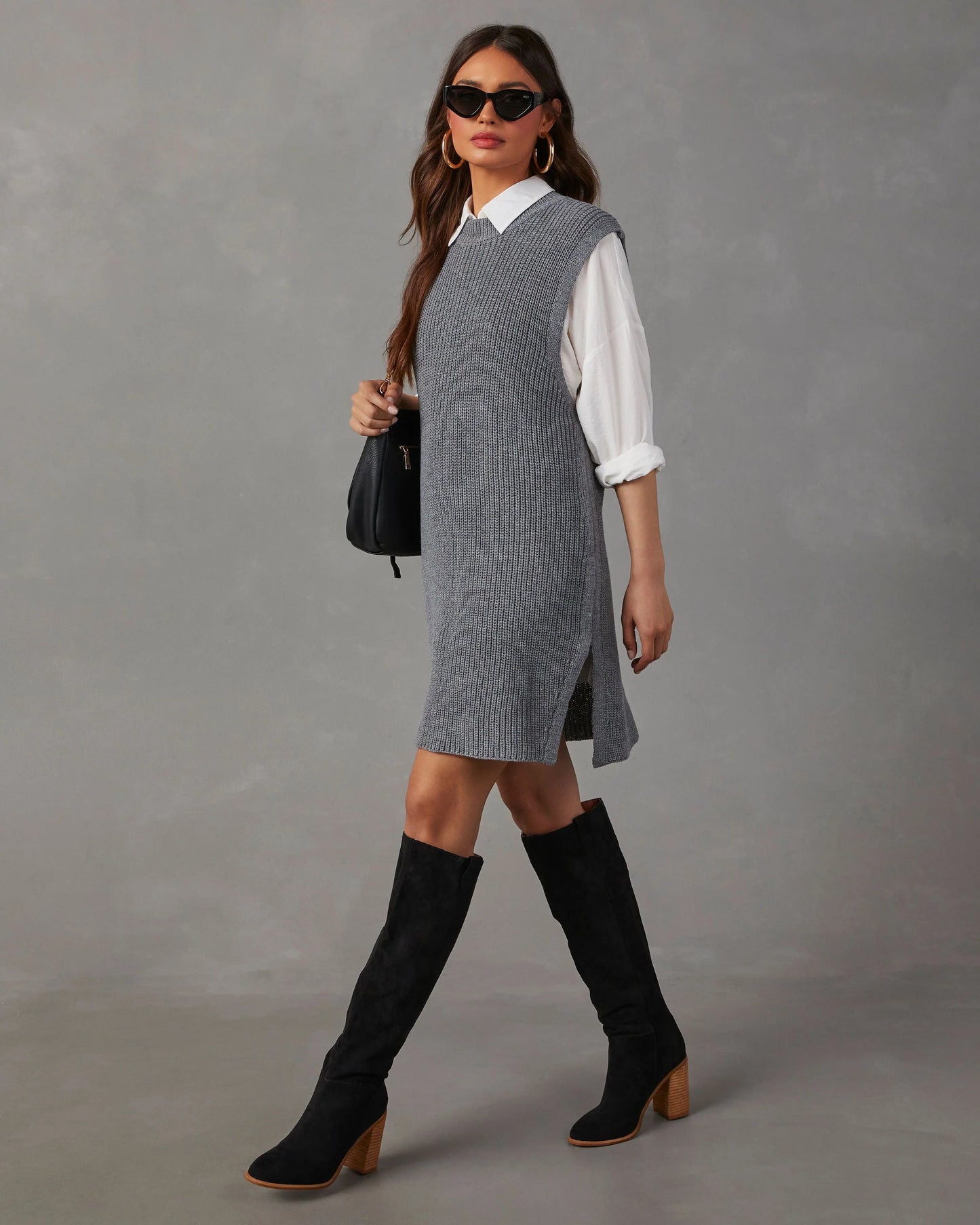 Let Her Be Knit Mini Dress