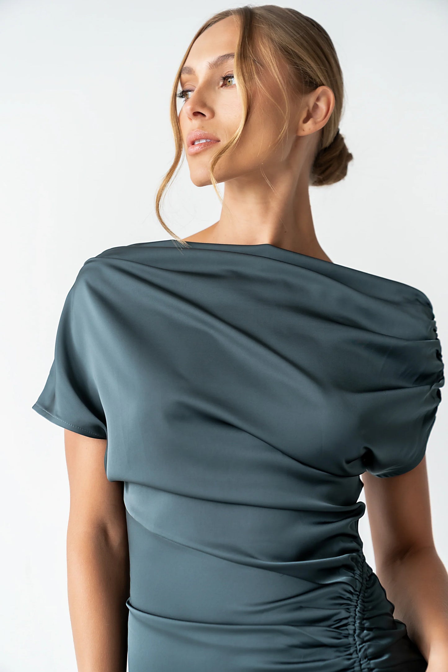 Gigi Ruched Maxi Dress