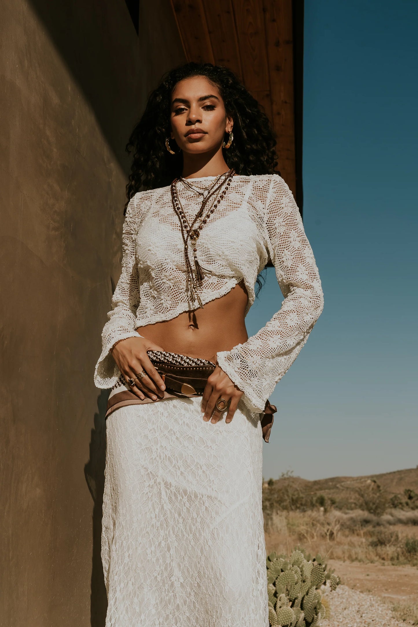 Joshua Crochet Top