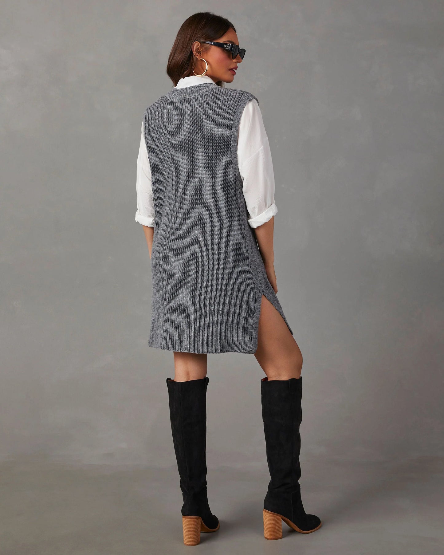 Let Her Be Knit Mini Dress