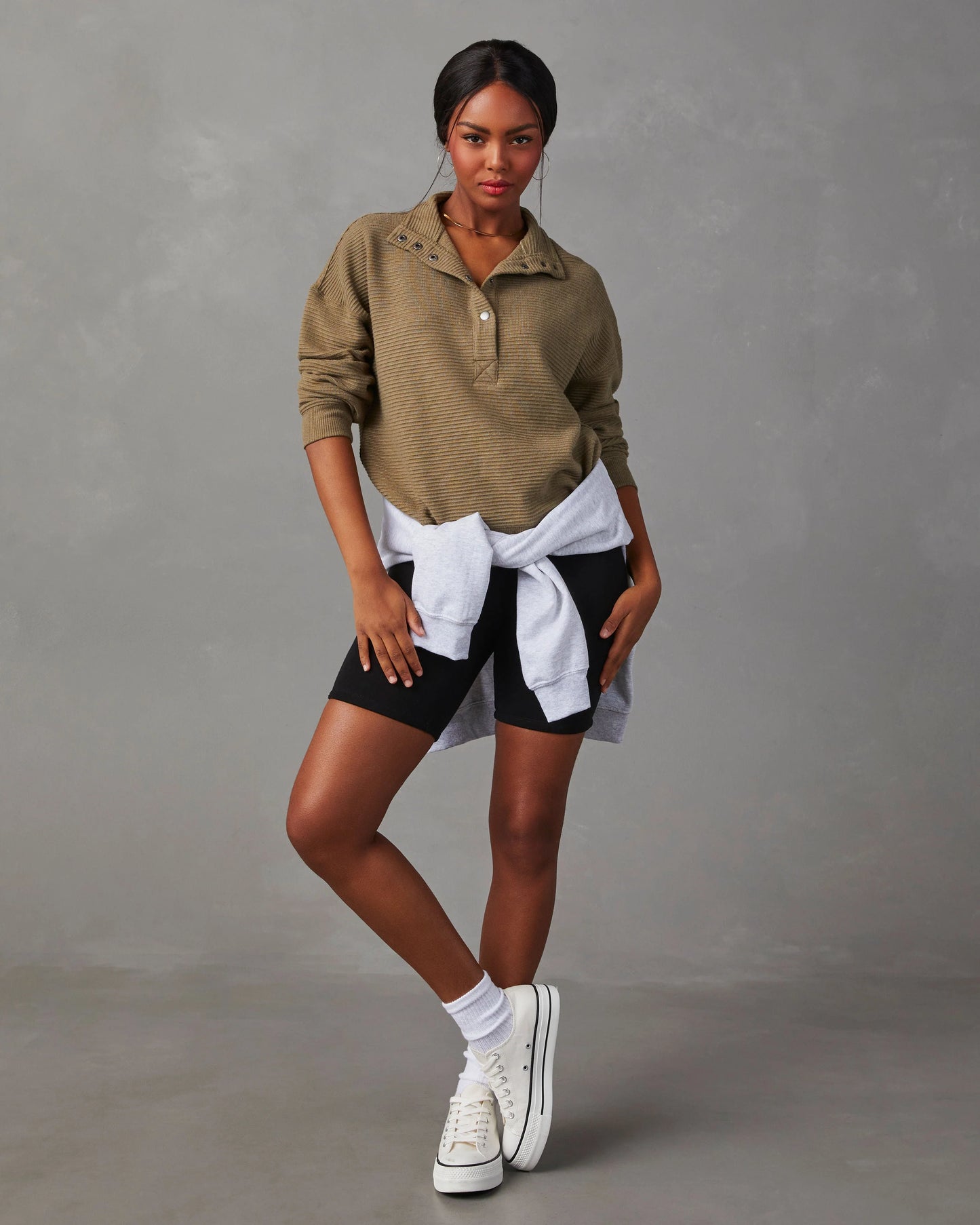 Kinsleigh Collared Pullover Sweater