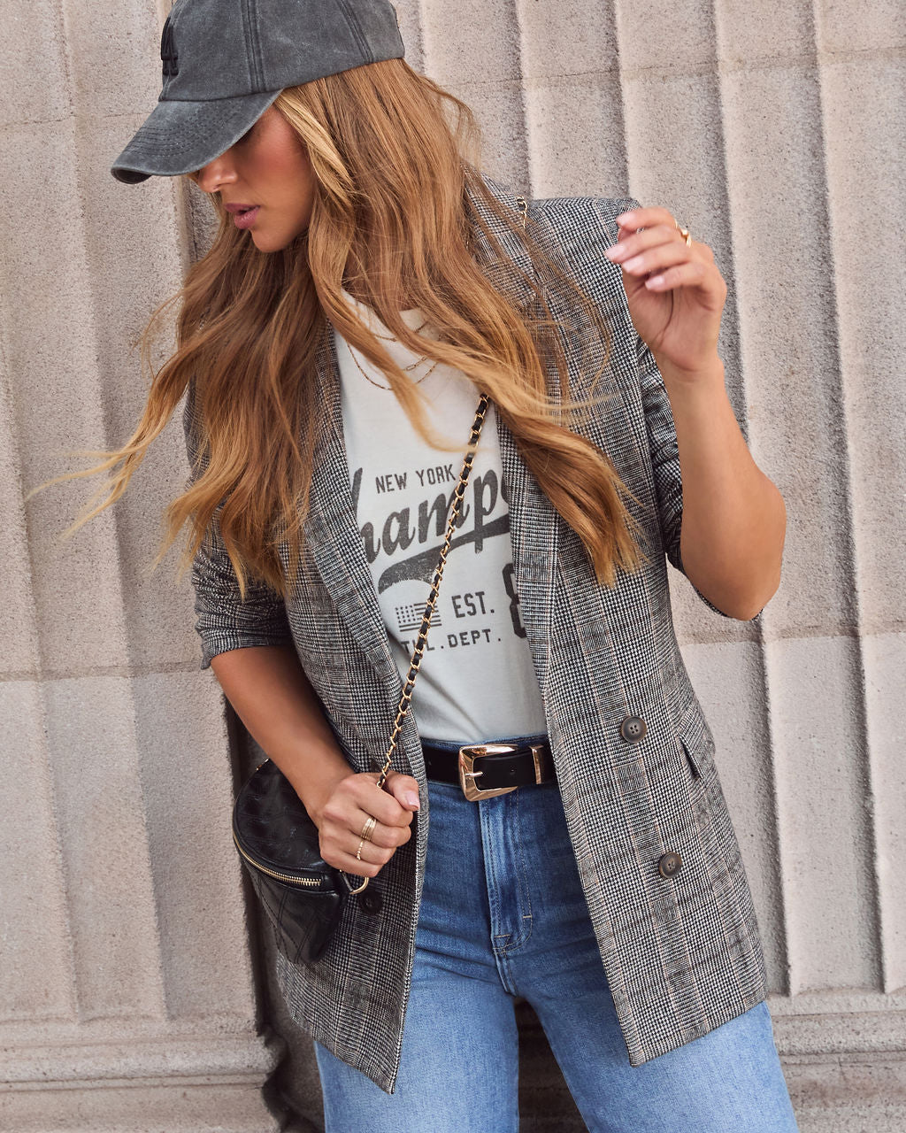 Helen Plaid Blazer