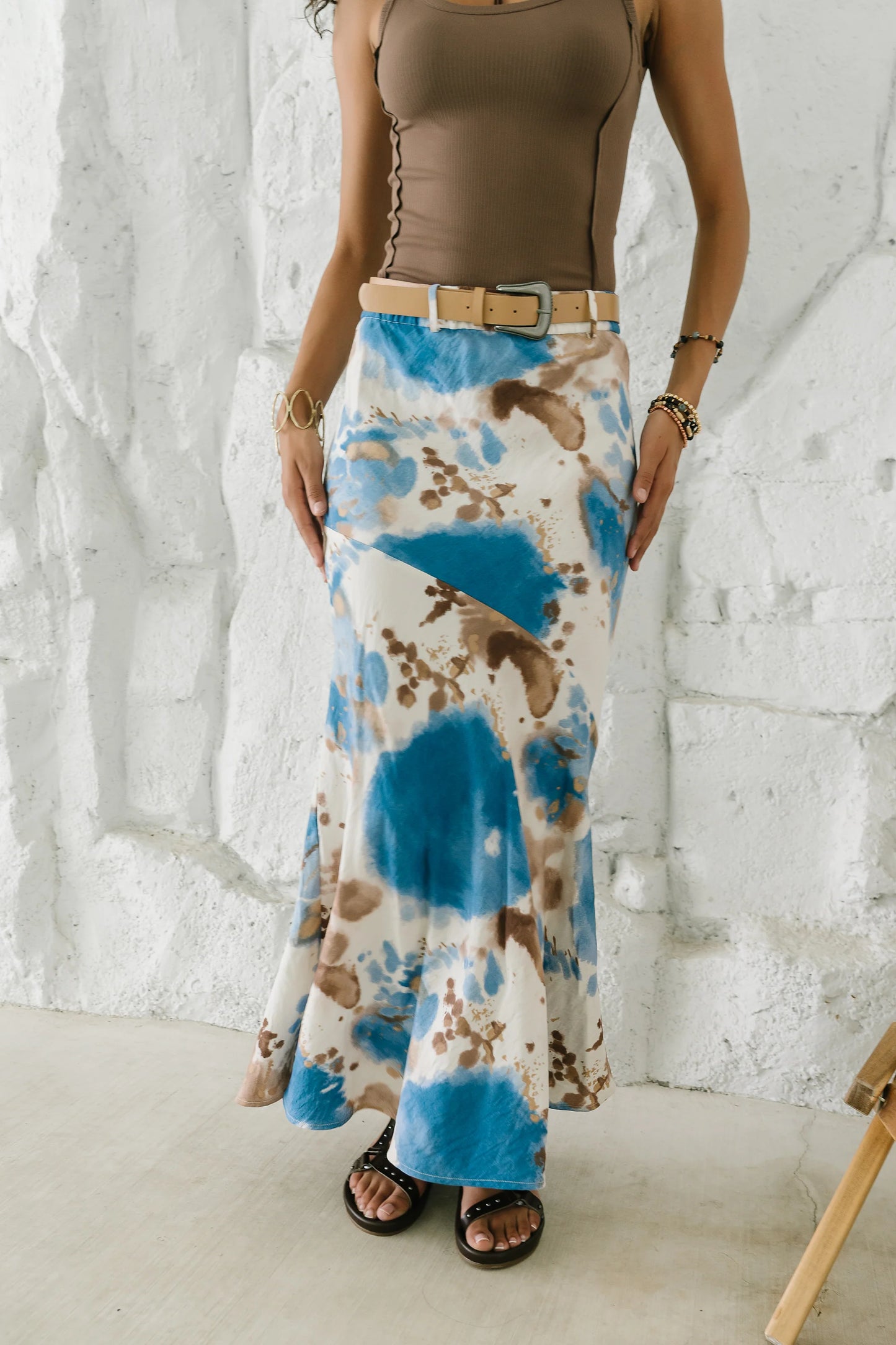 Jojo Watercolor Maxi Skirt