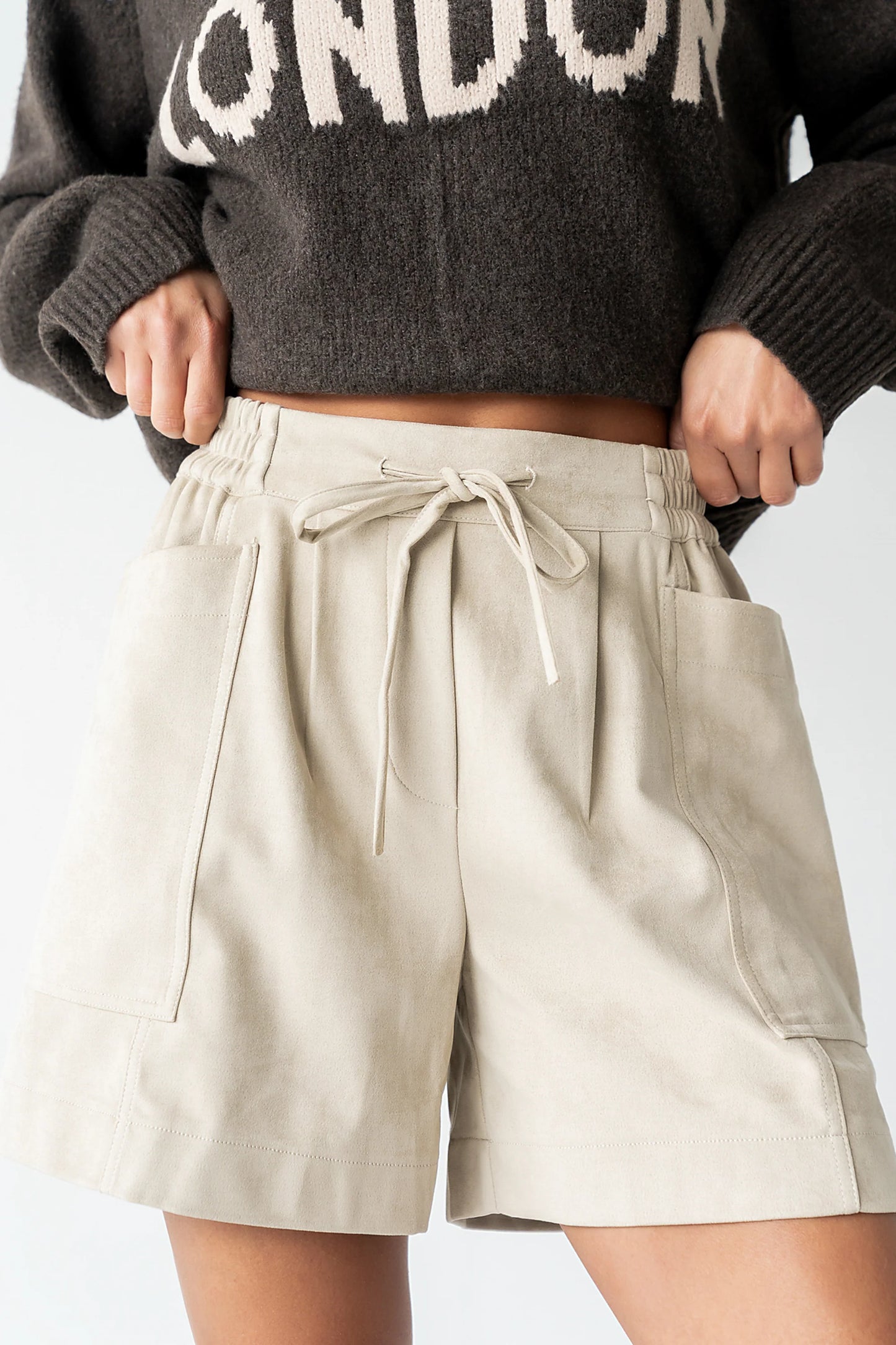 Rustin Suede Shorts