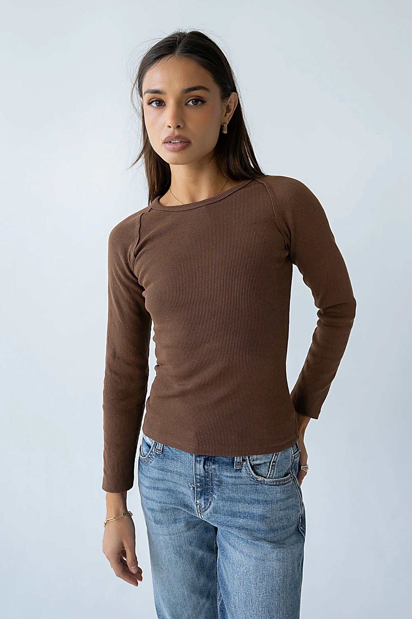 Cameron Top in Brown
