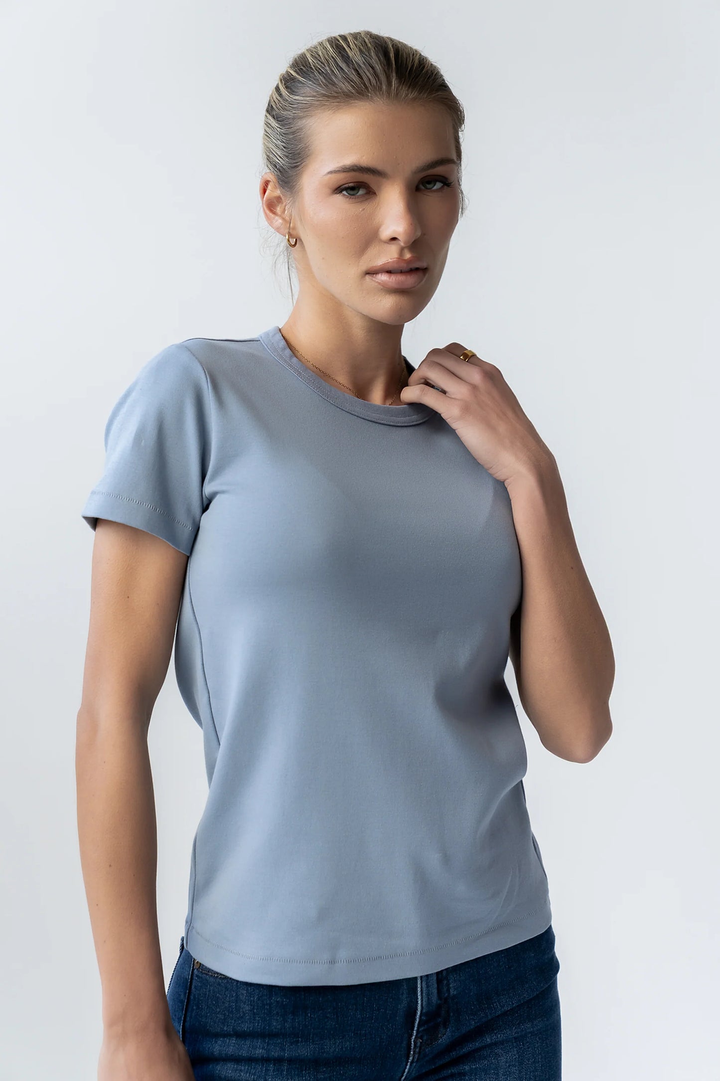 Mckenna T-Shirt in Slate Blue