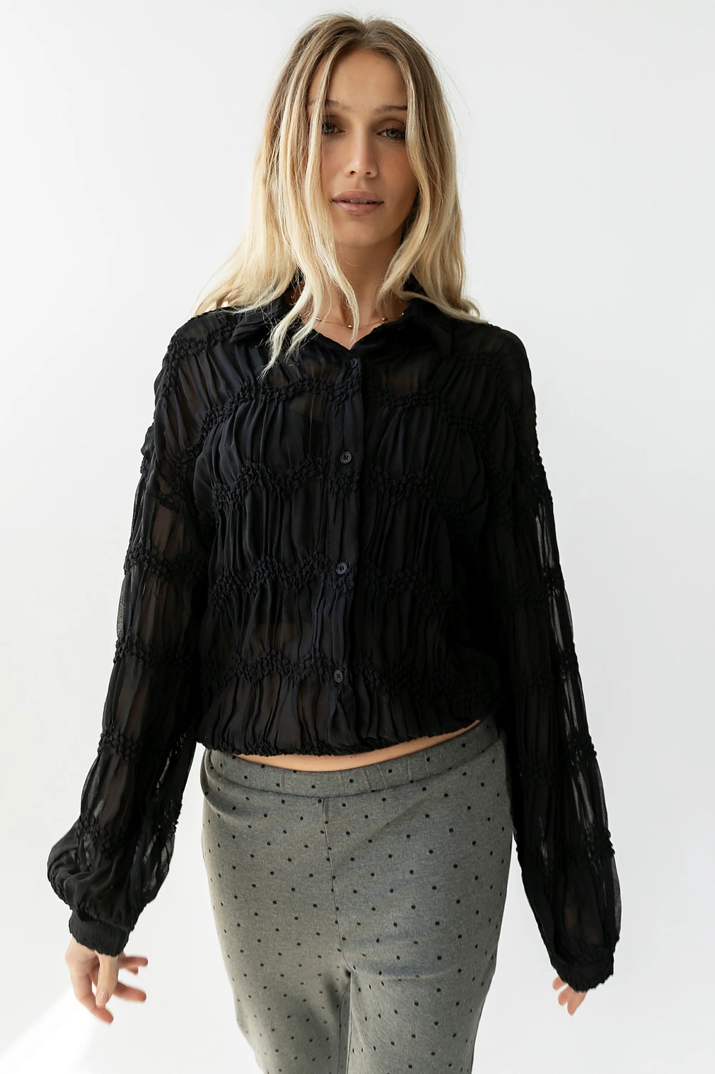 Milani Sheer Blouse