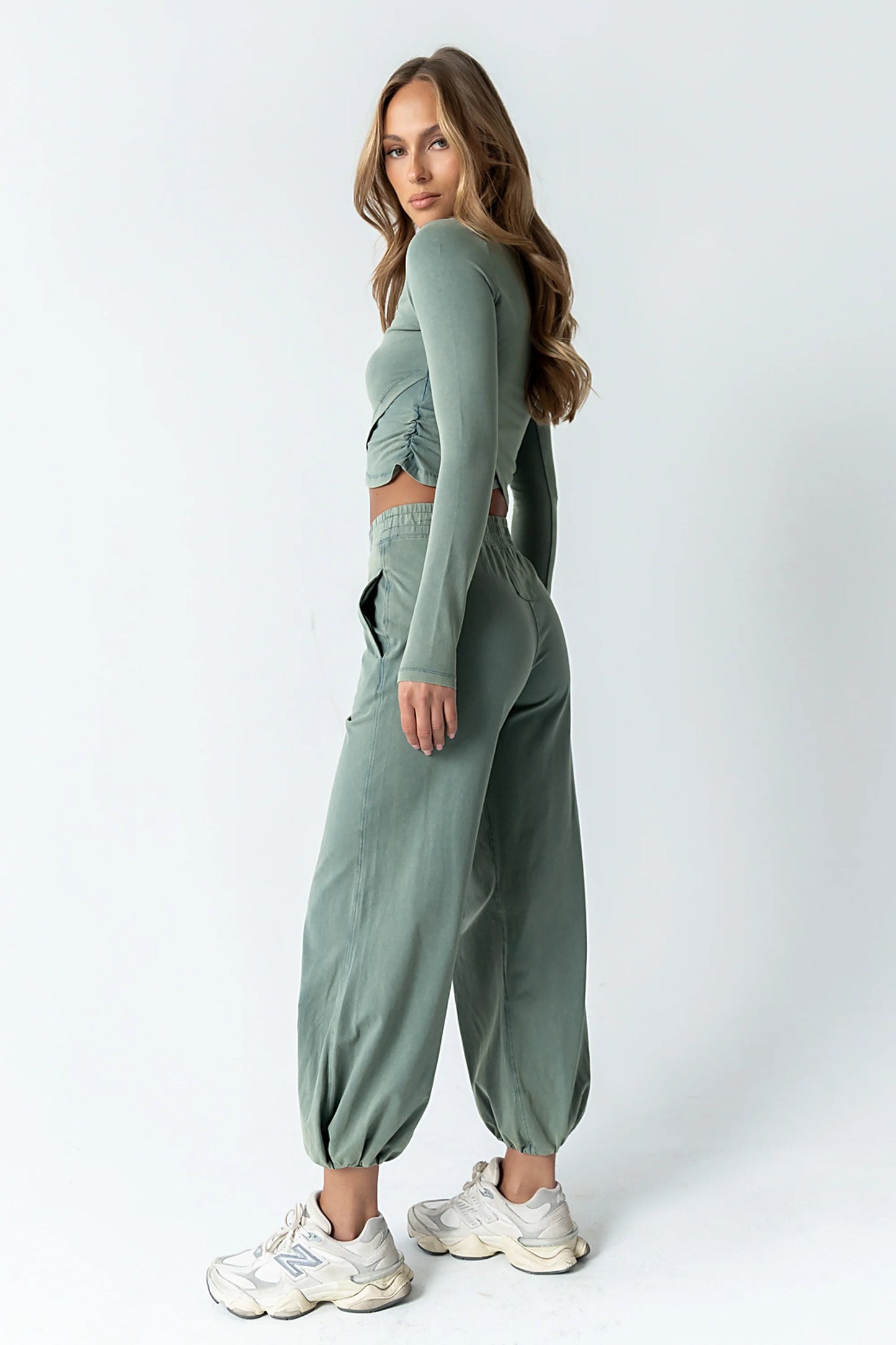 Kassie Joggers in Teal