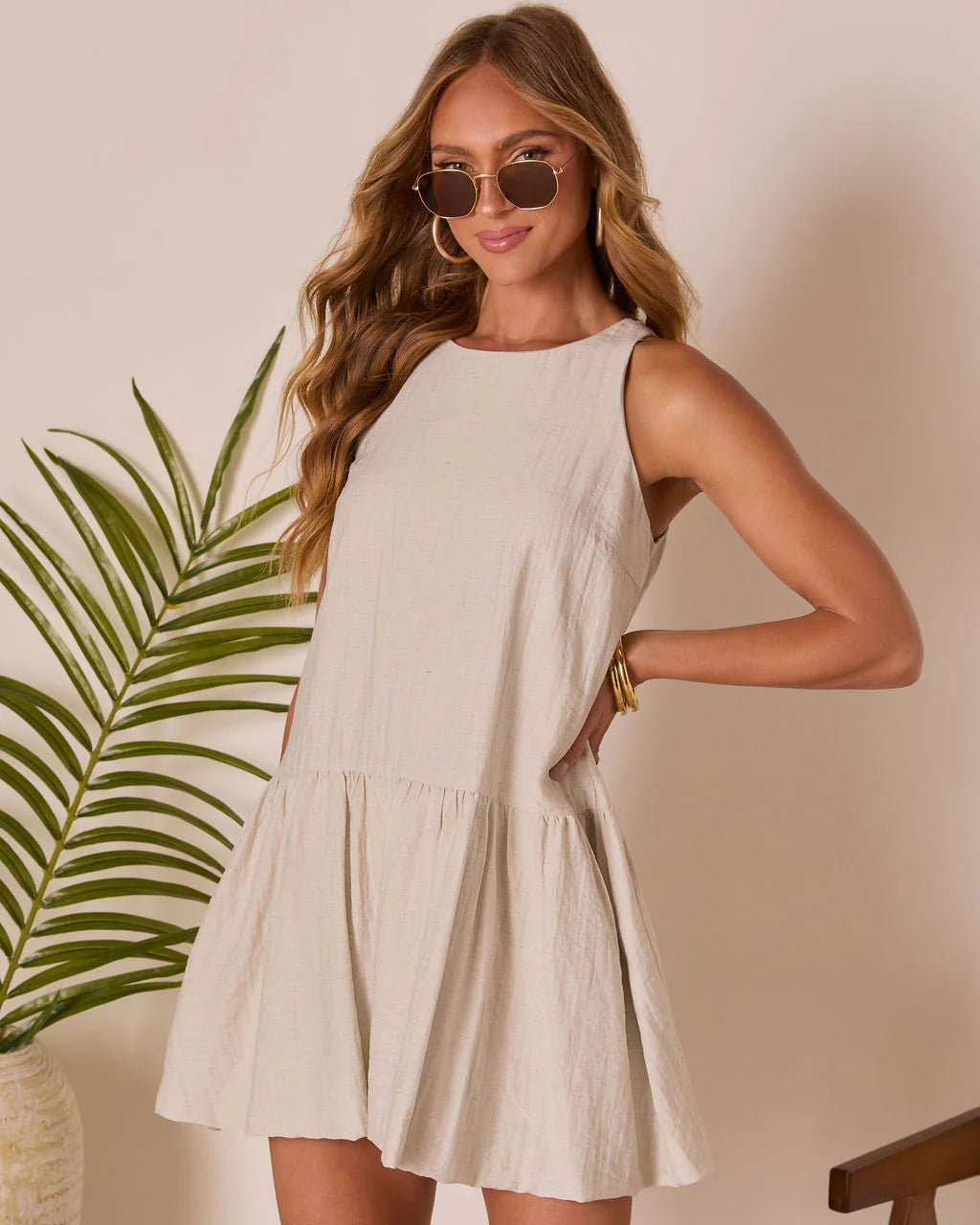 Samaris A Line Mini Dress