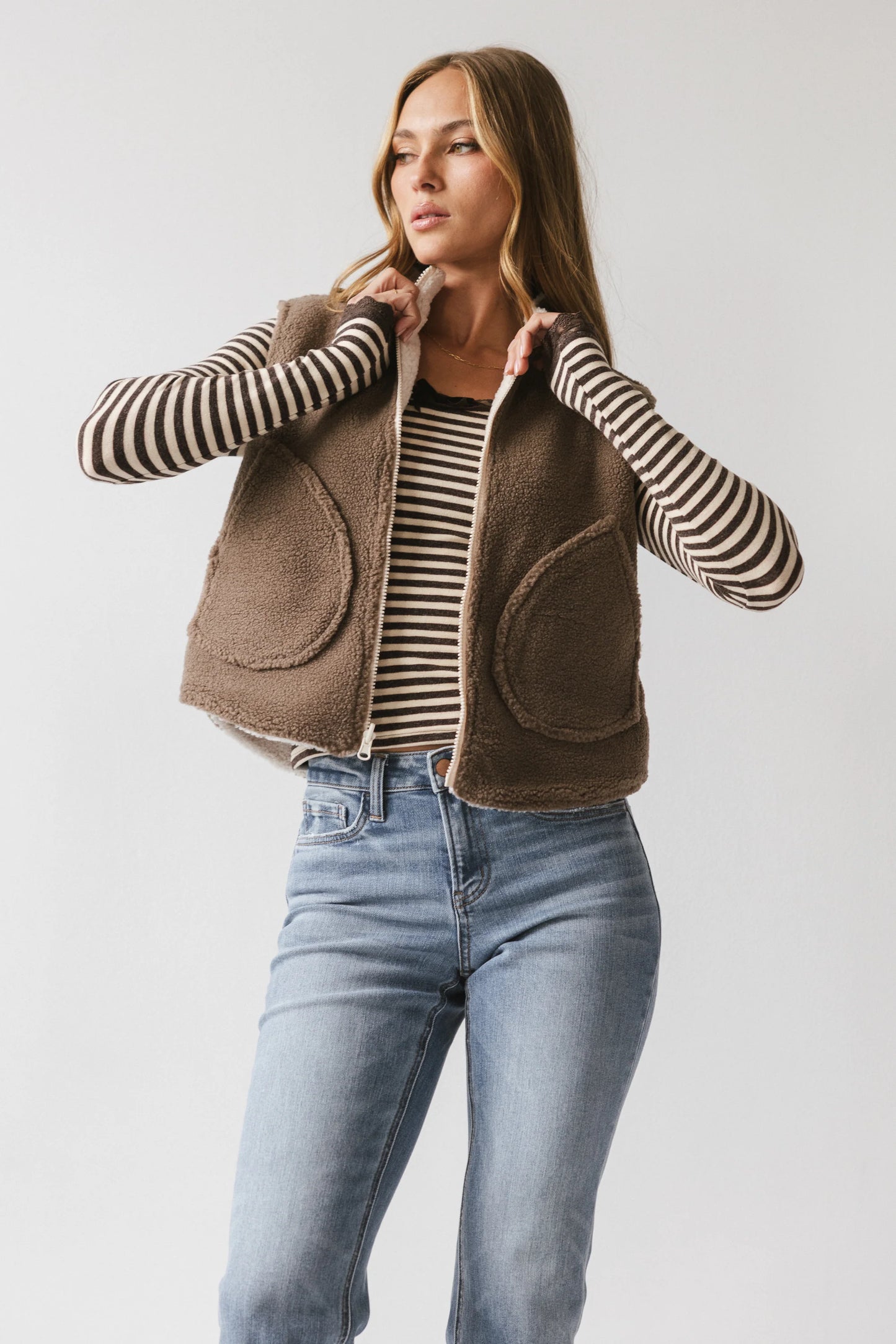 Maddox Reversible Sherpa Vest
