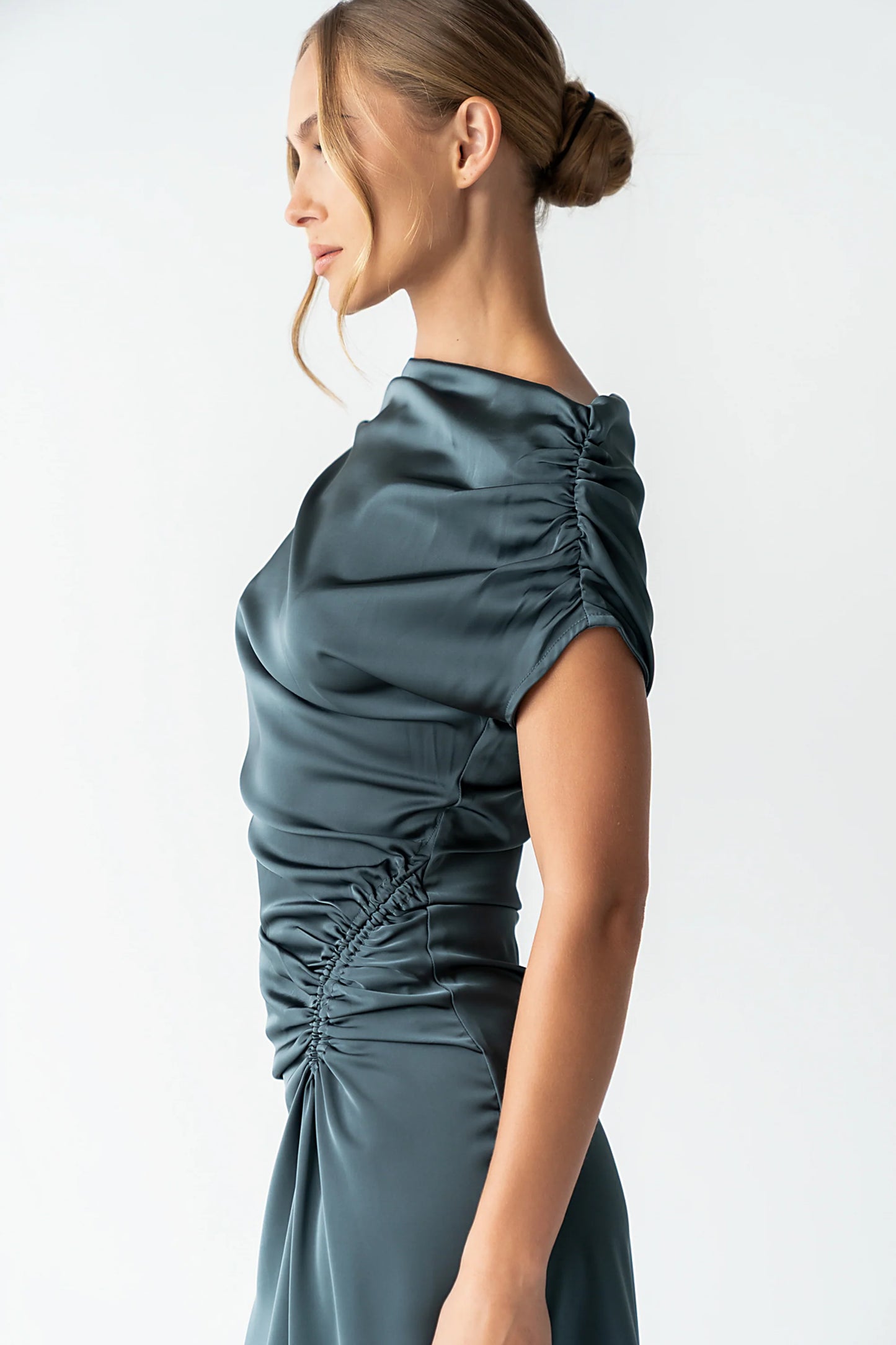 Gigi Ruched Maxi Dress