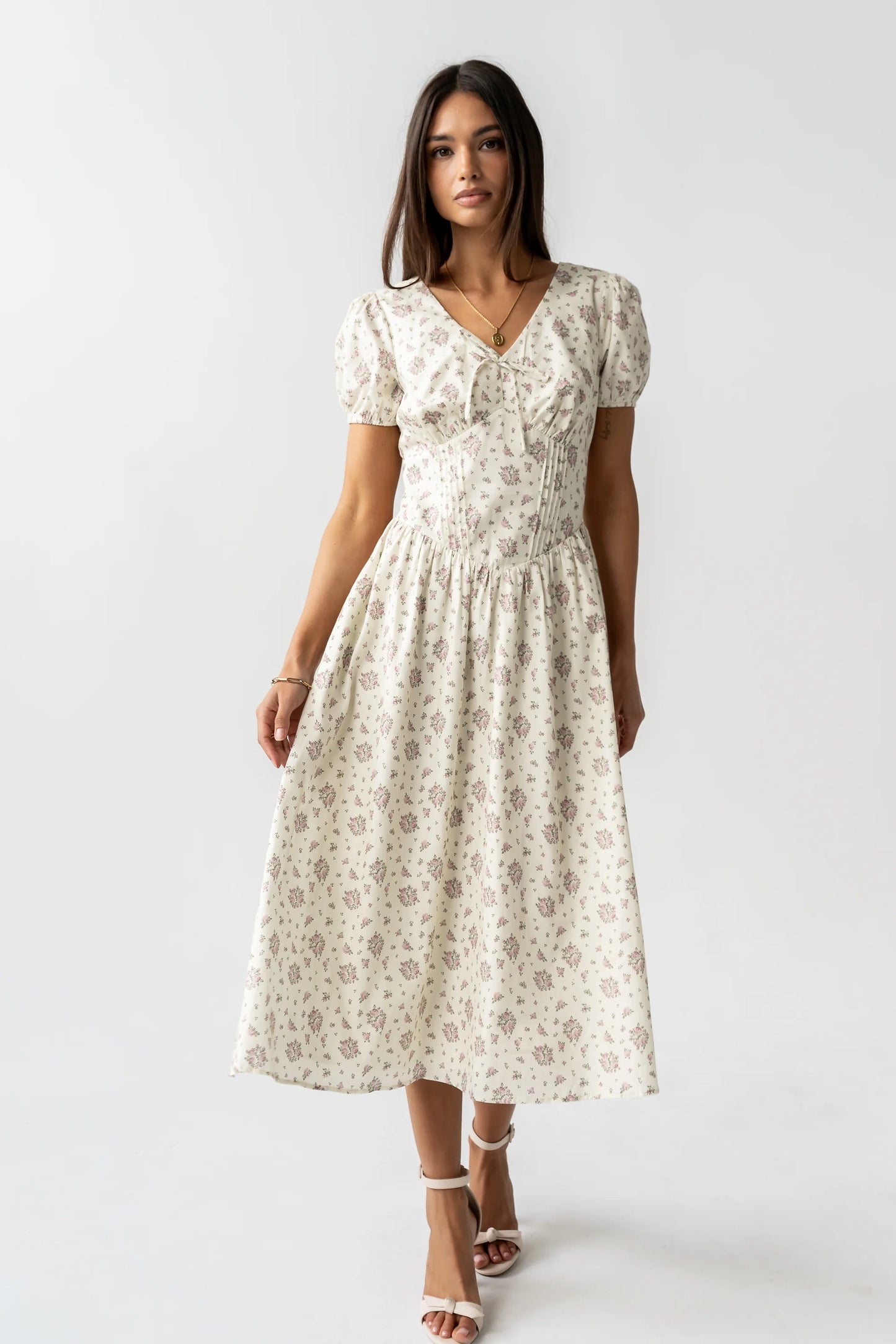 Trish Floral Midi Dress