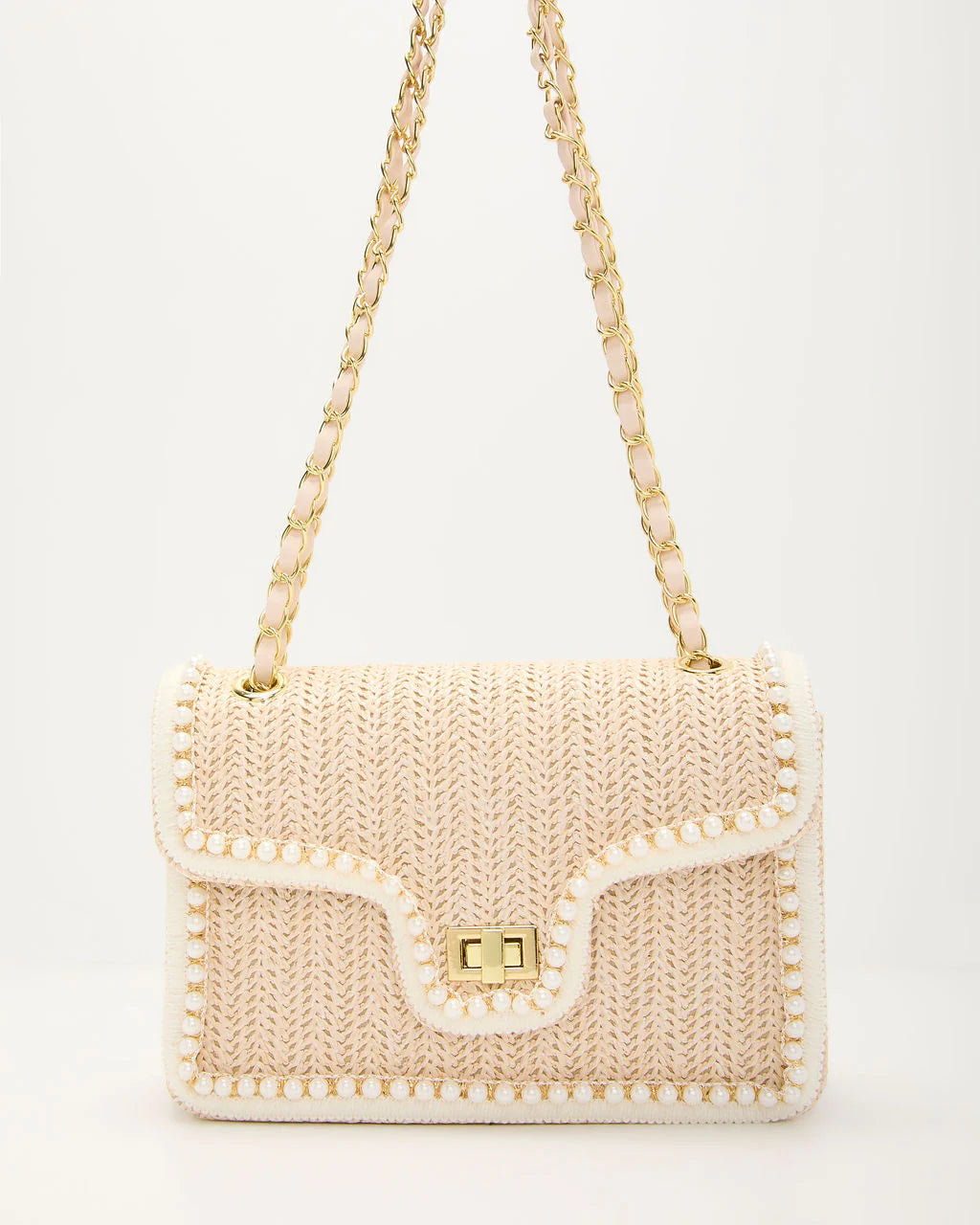 Jenie Straw Shoulder Bag