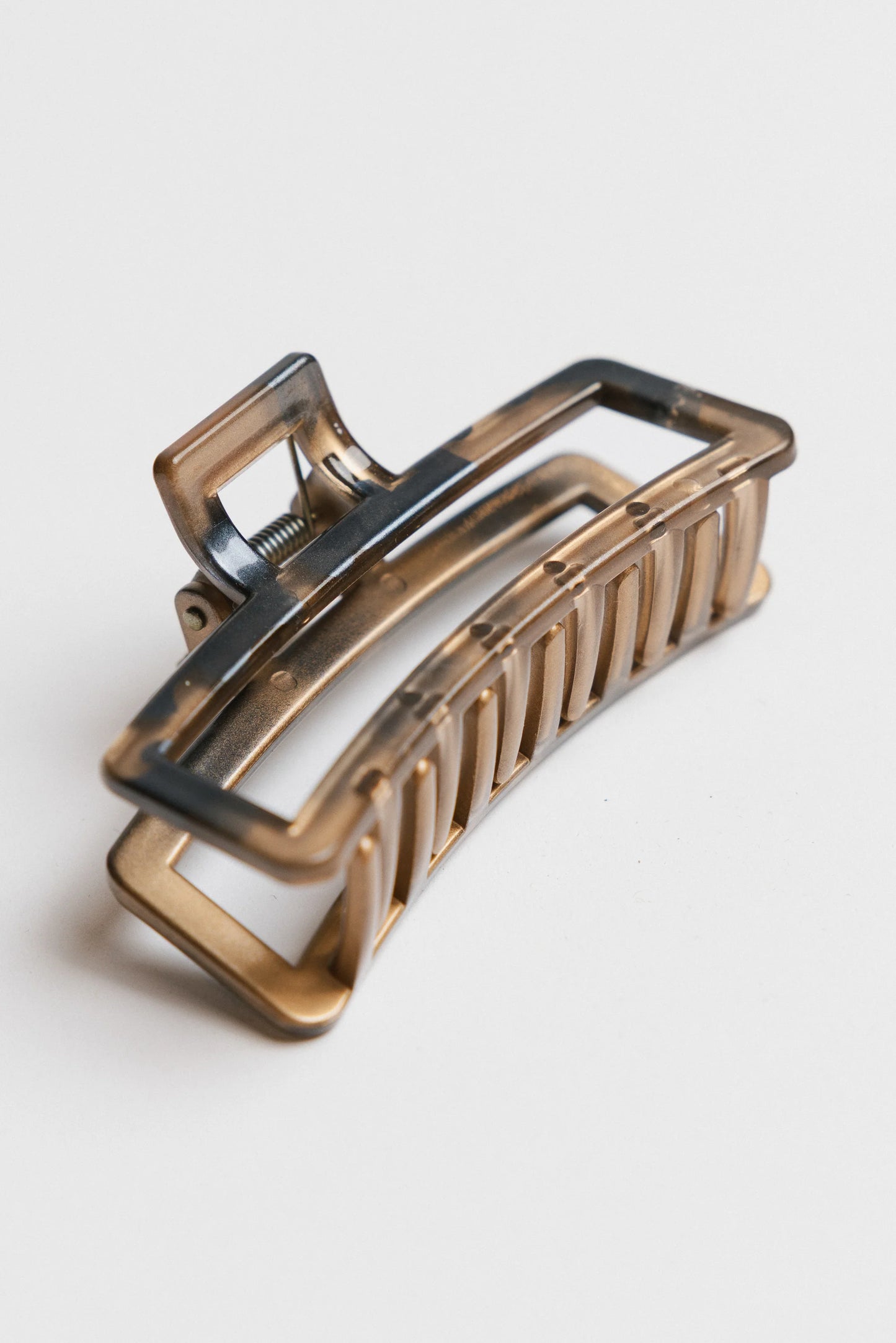 Abstract Cutout Claw Clip in Blue