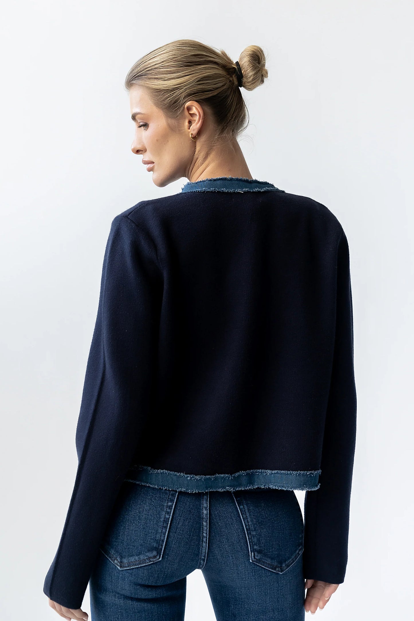Topaz Contrast Cardigan