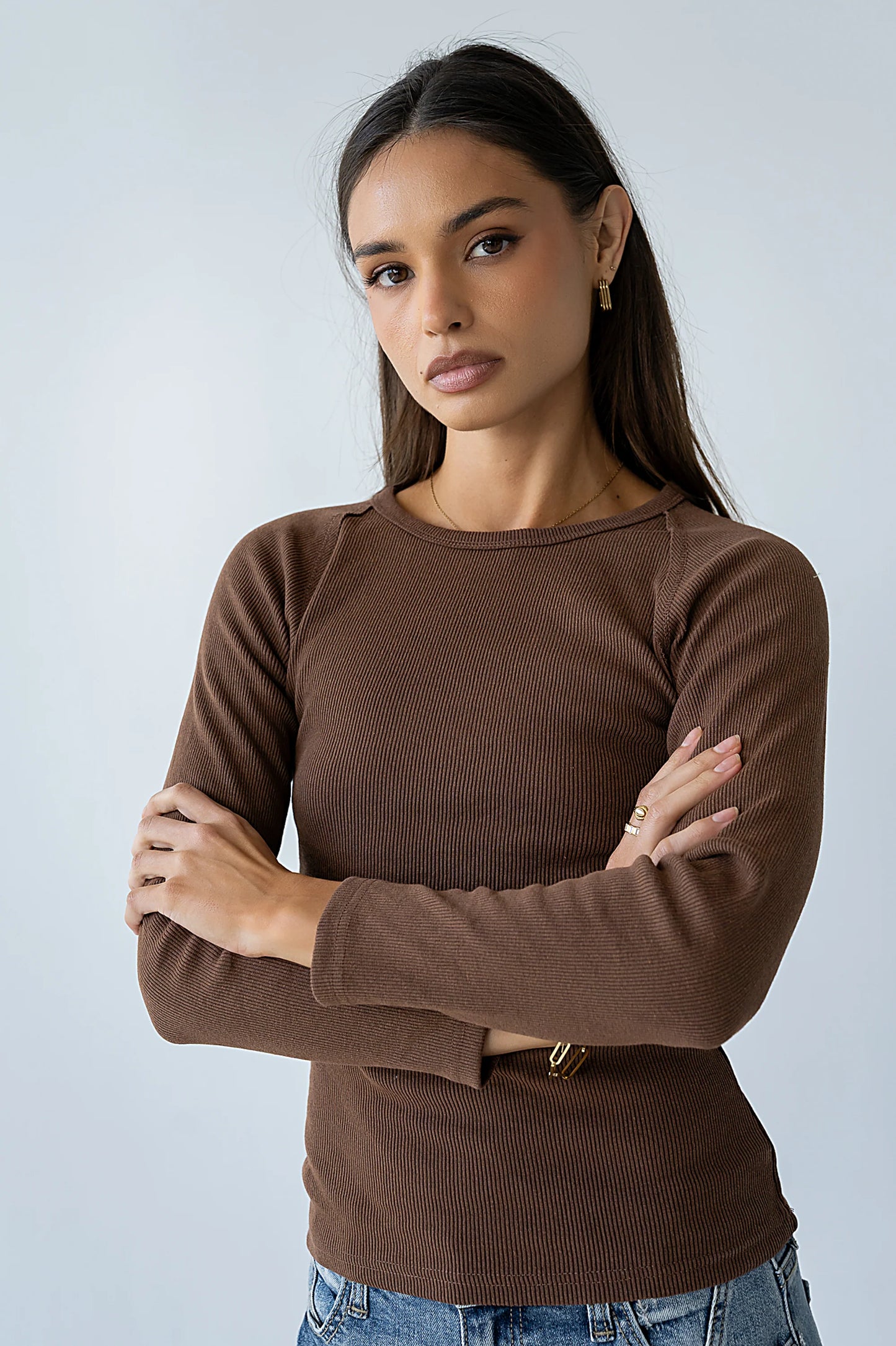 Cameron Top in Brown