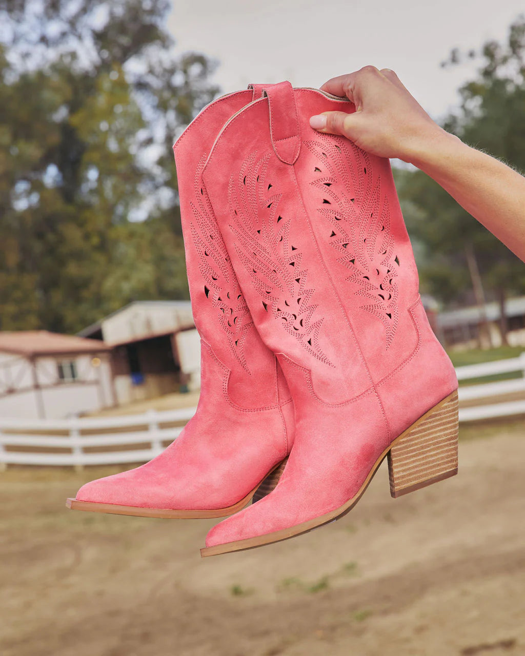 Arnell Laser Cut Western Boot
