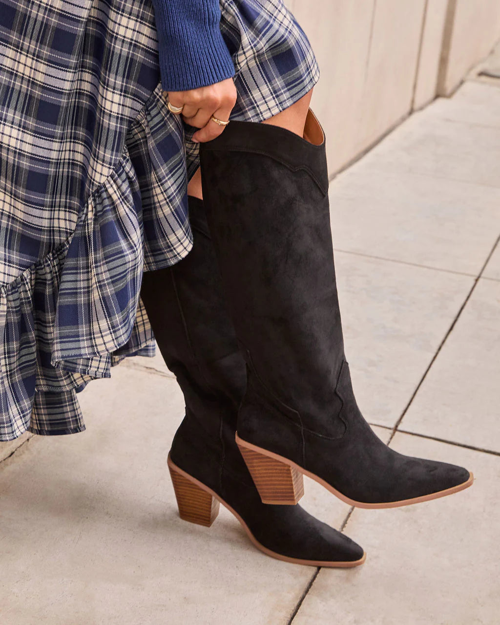 Carlisle Suede Heeled Boots