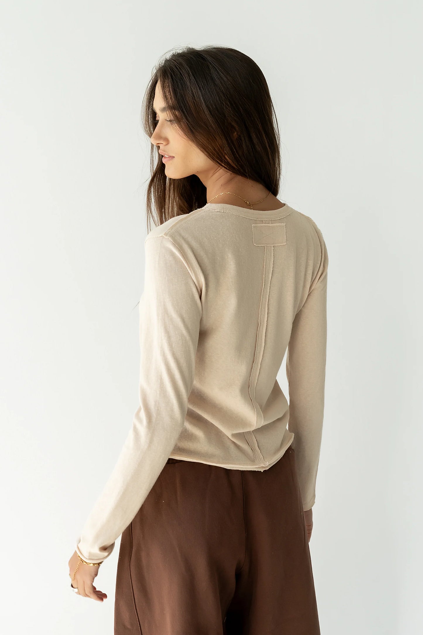 Janie Knit Top in Ivory